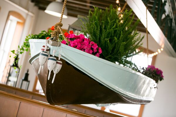 Bright Sailboat Flower Arrangements