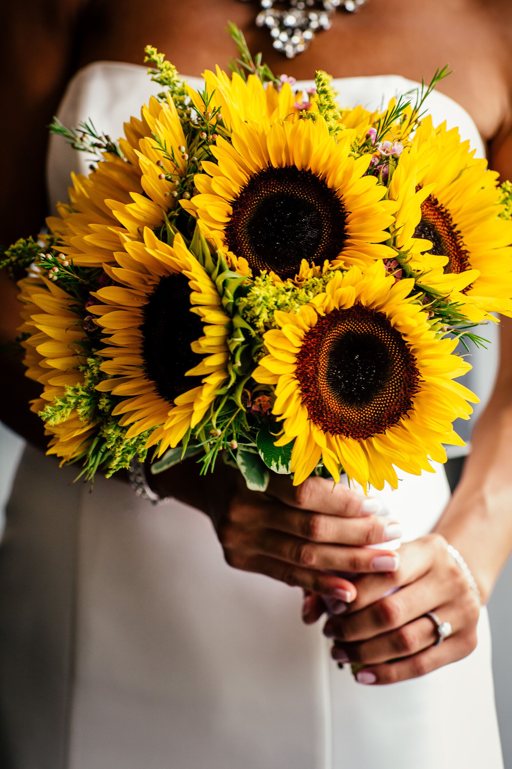 Yellow Sunflower Bridal Bouquet