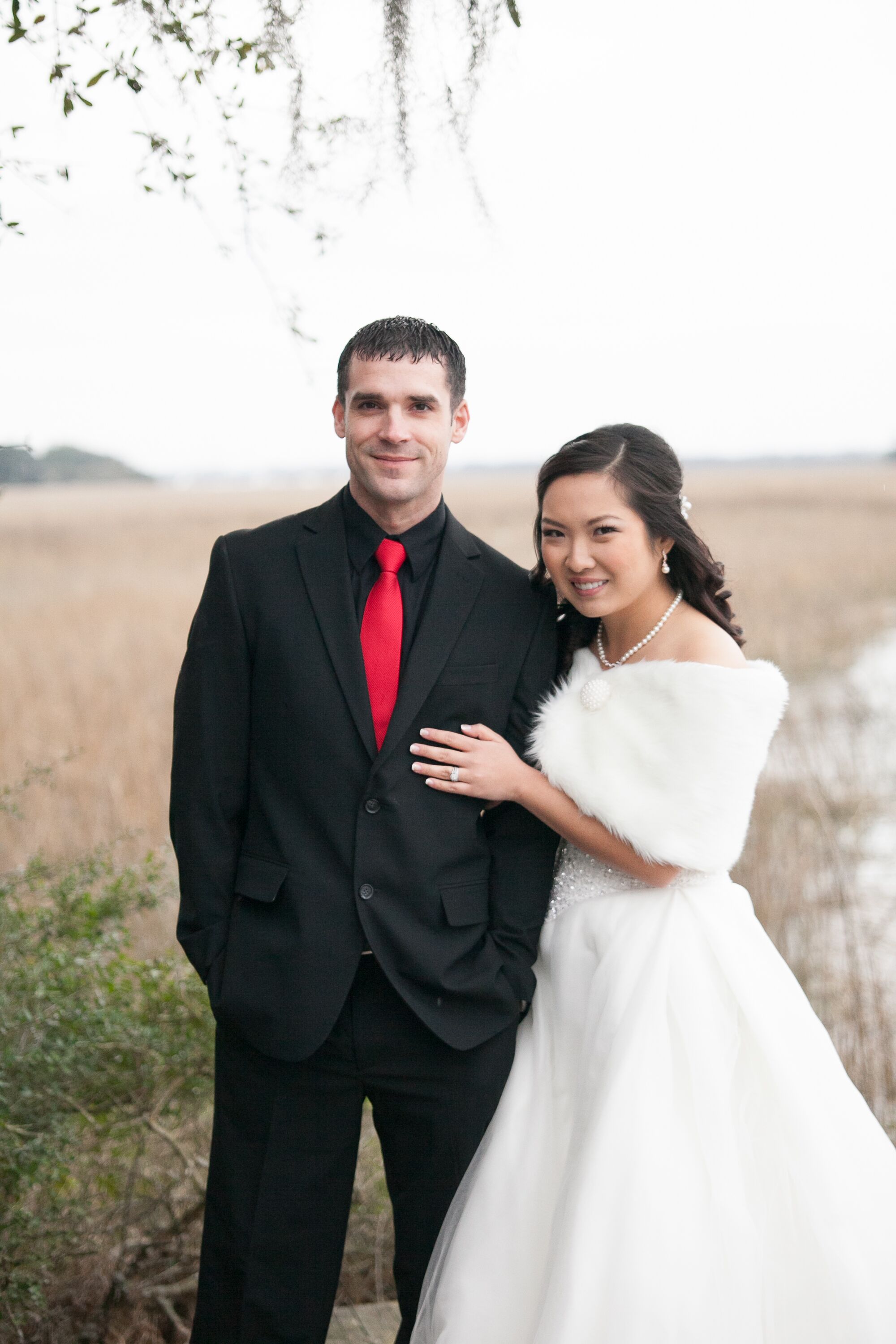 Black suit and tie for outlet wedding