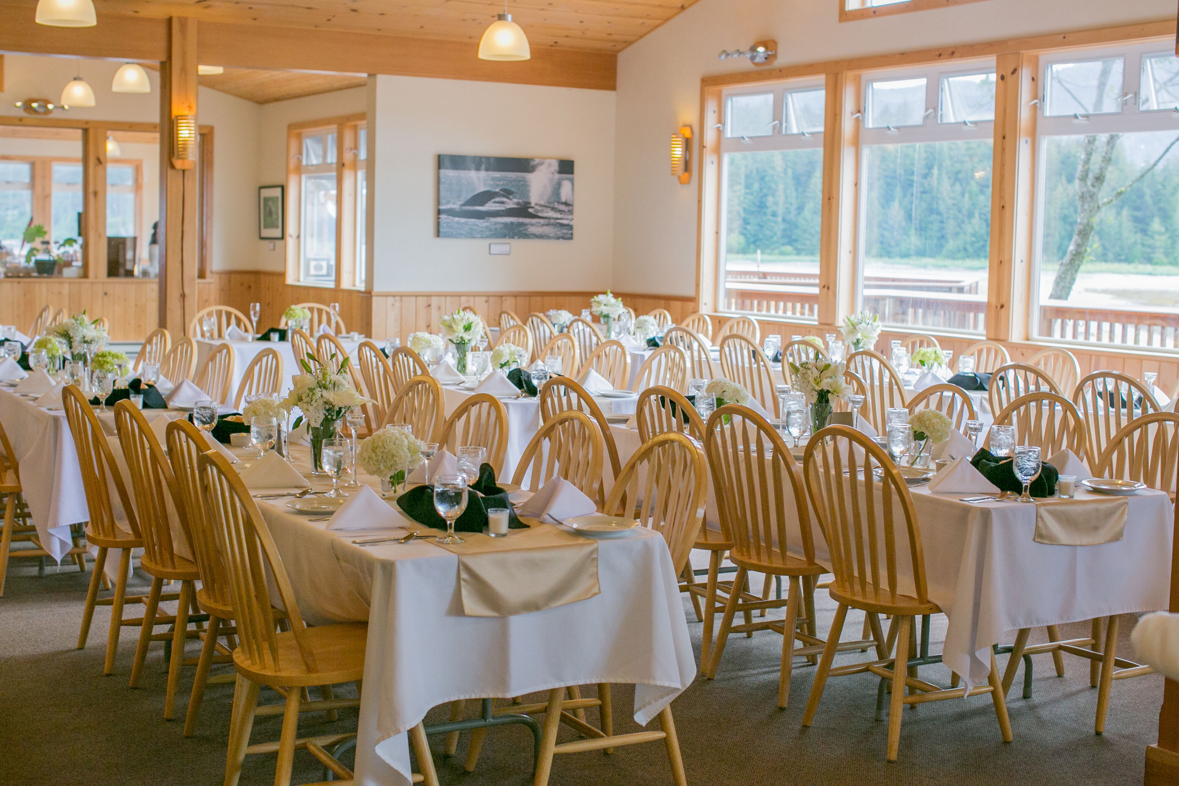 Orca Point Lodge Simple Wedding Reception 