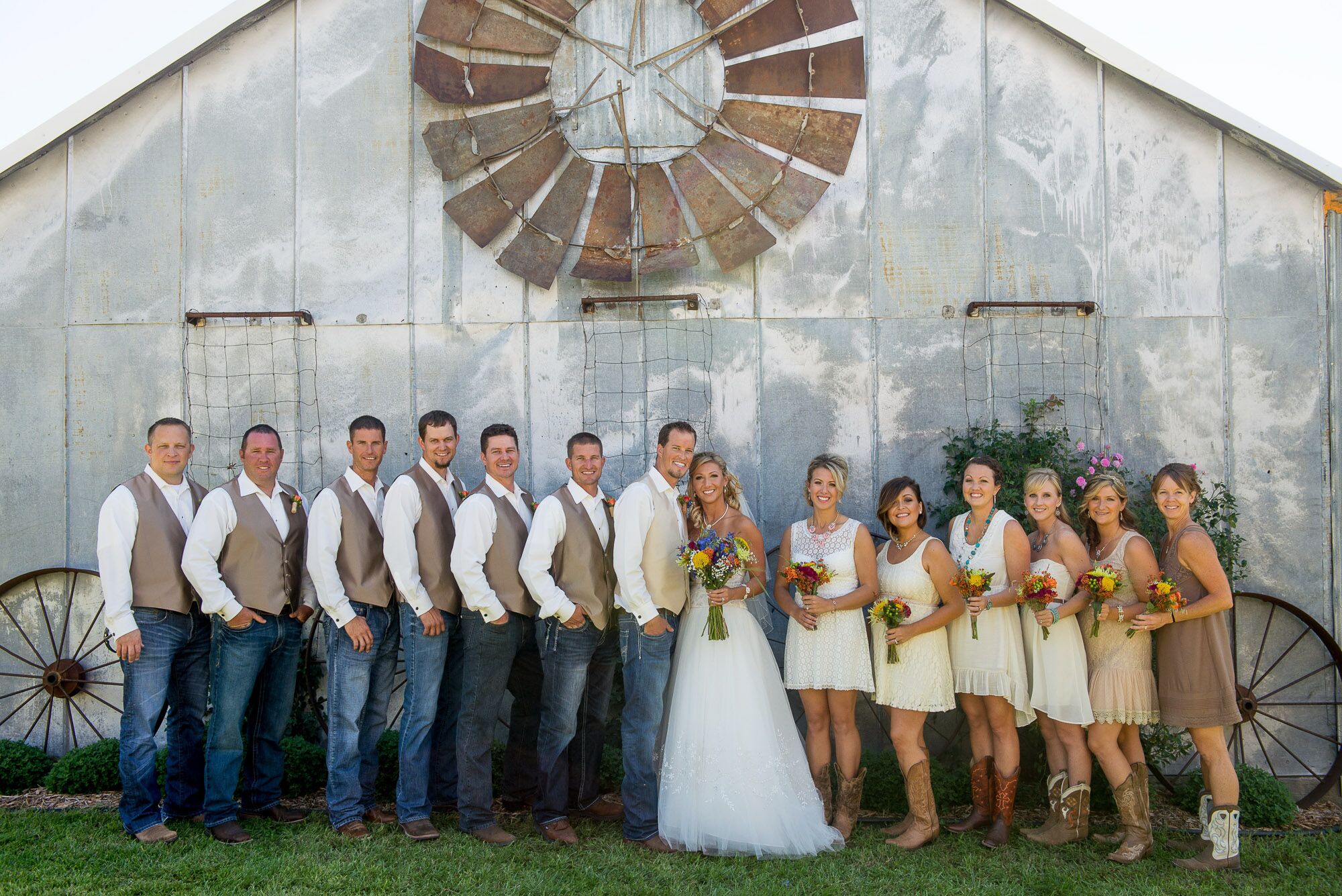 Country casual sale wedding attire