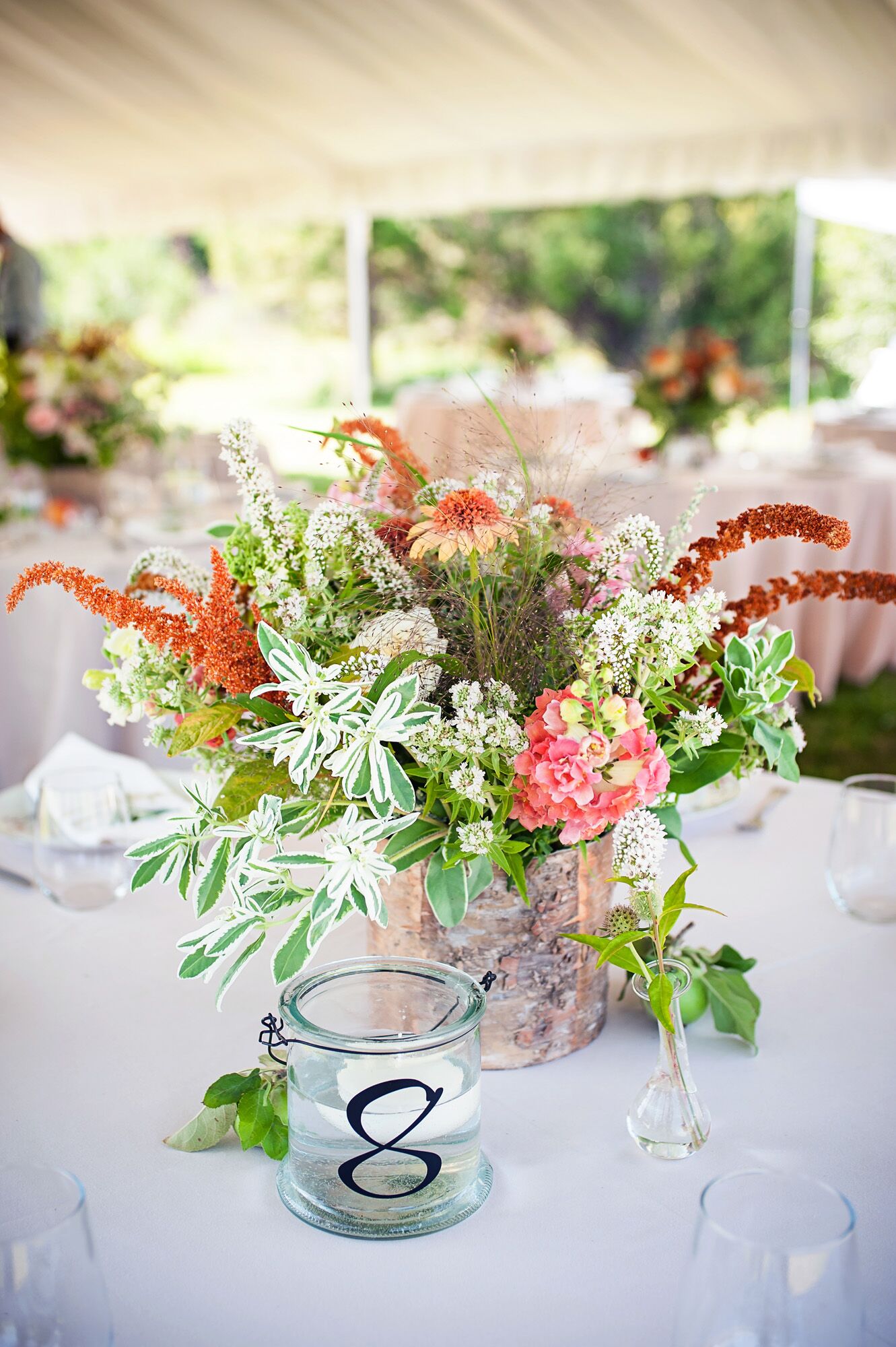 DIY Floating-Candle Table Numbers