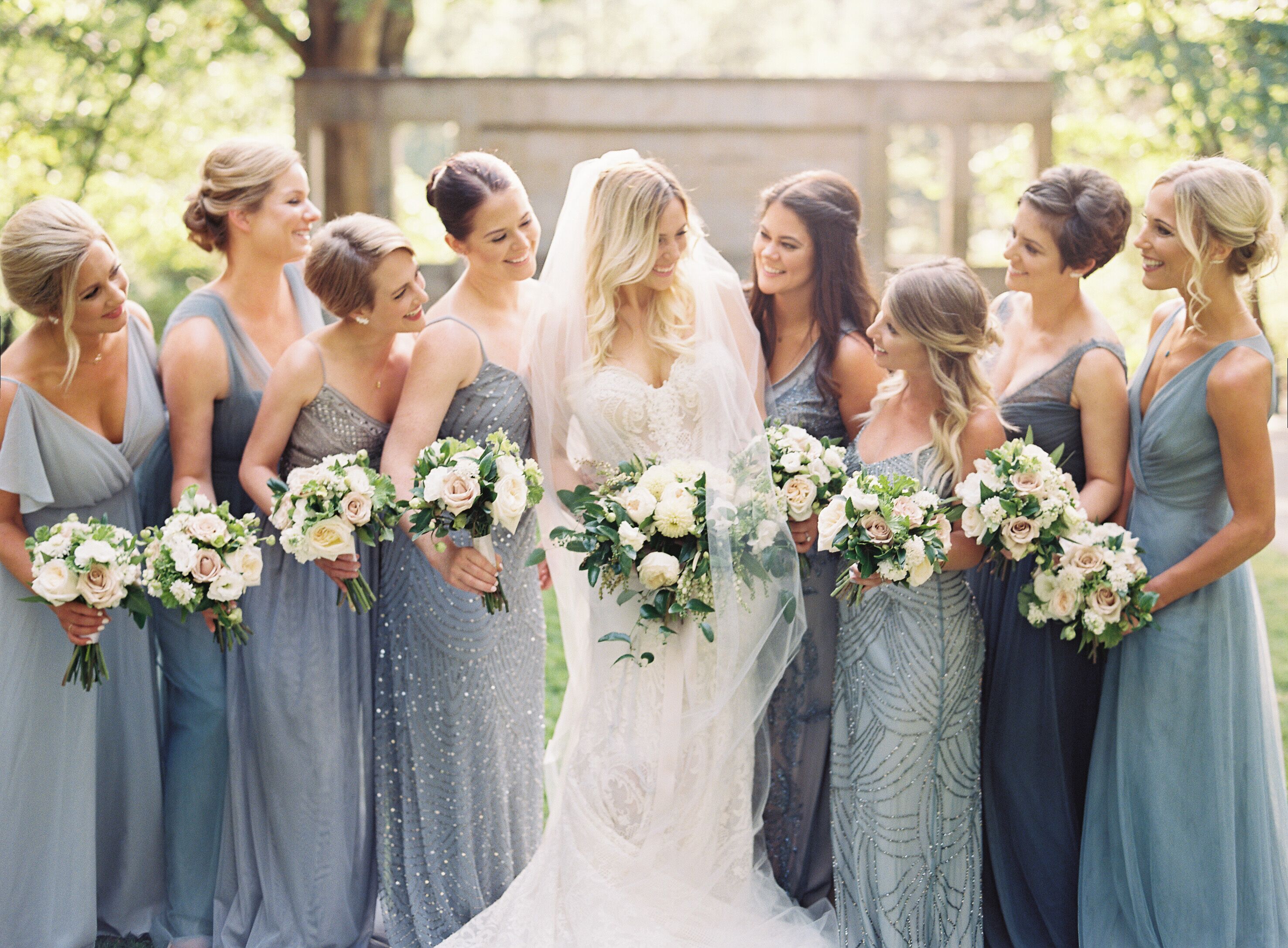 beaded bridesmaid dresses