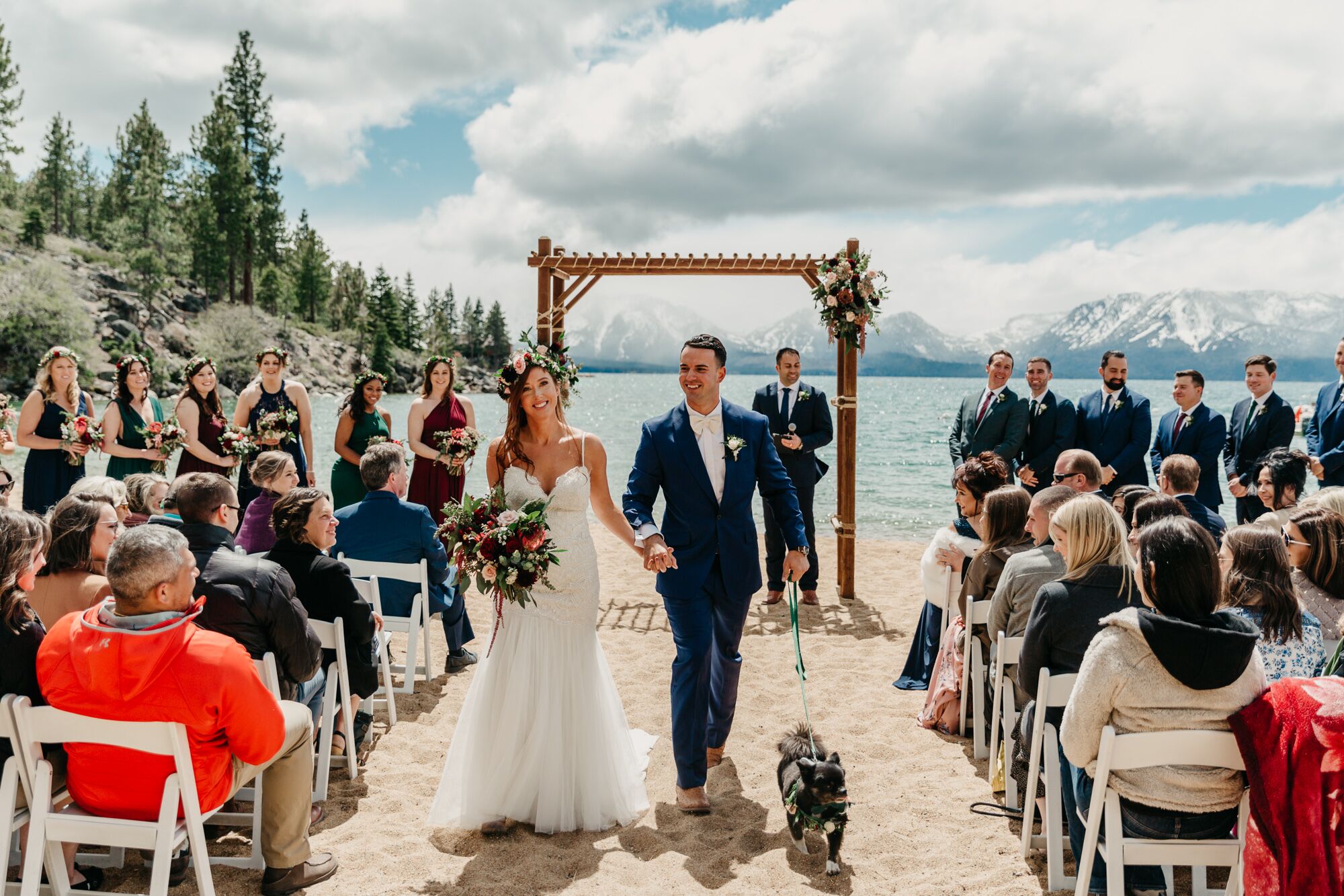 A Natural Lake Tahoe Wedding Spanning Nevada and California