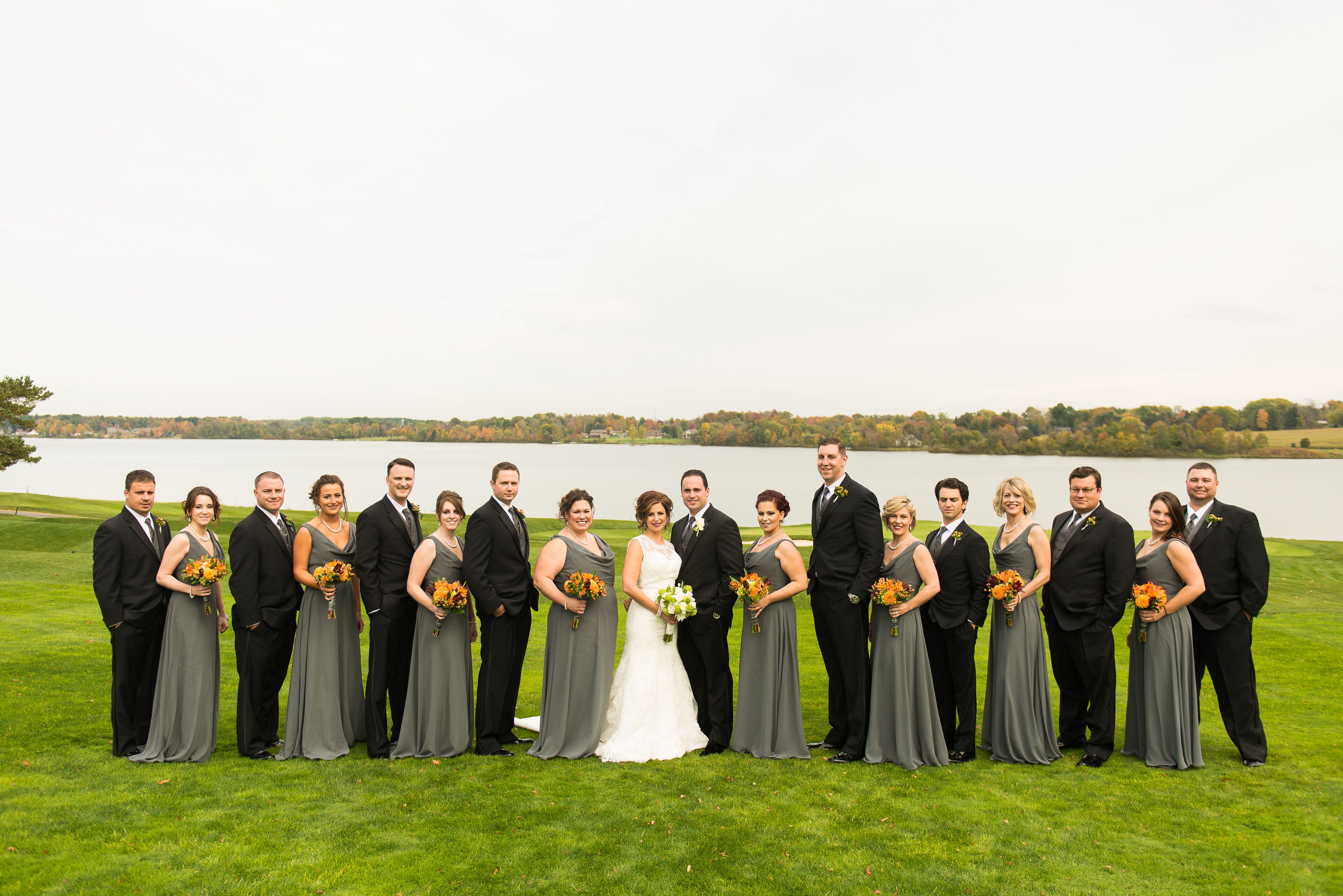 all black wedding attire