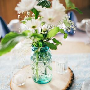 White Wedding Arch with Folding Chairs