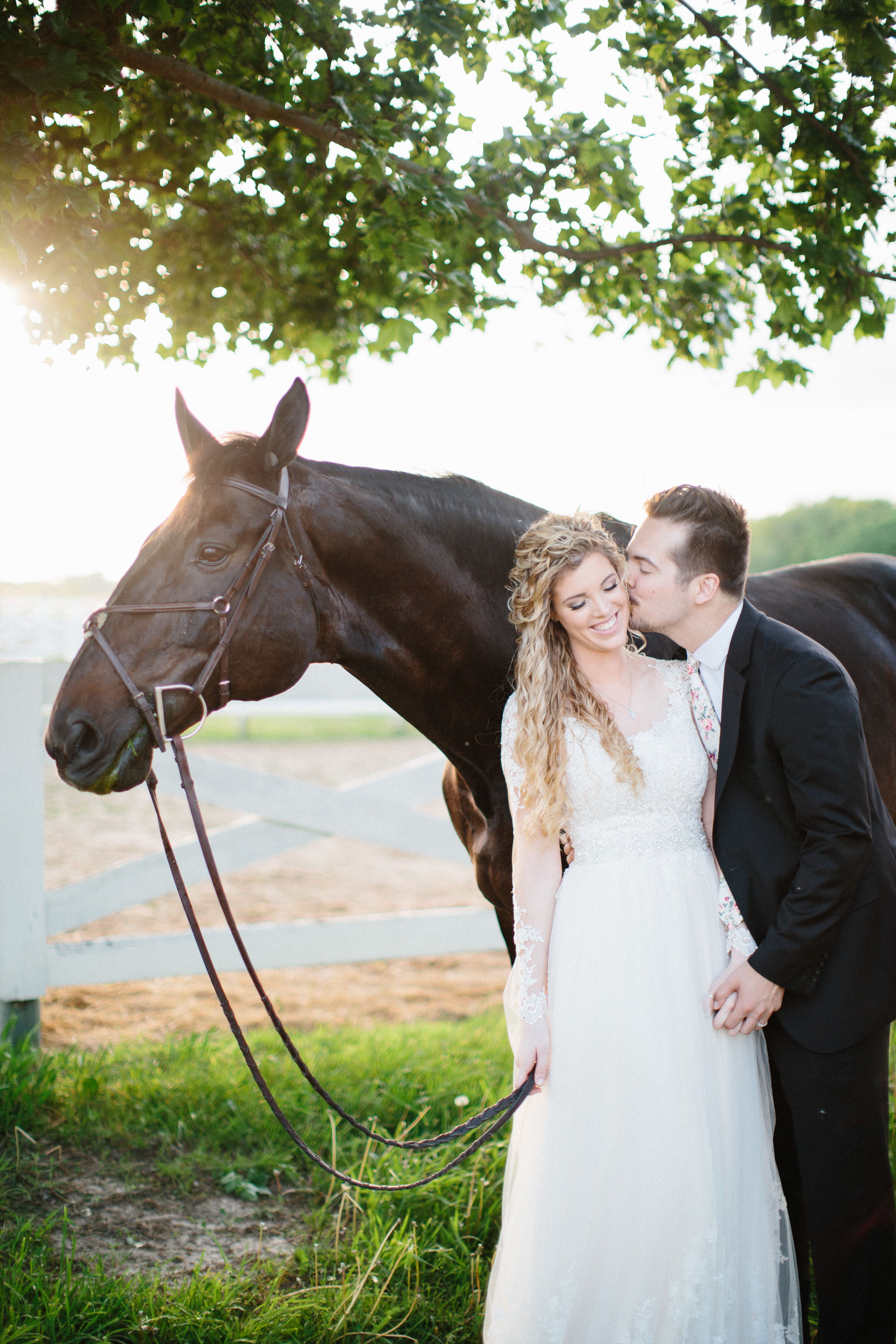 A Romantic, Derby-Themed Wedding at the Dunham Woods Riding Club in Wayne,  Illinois