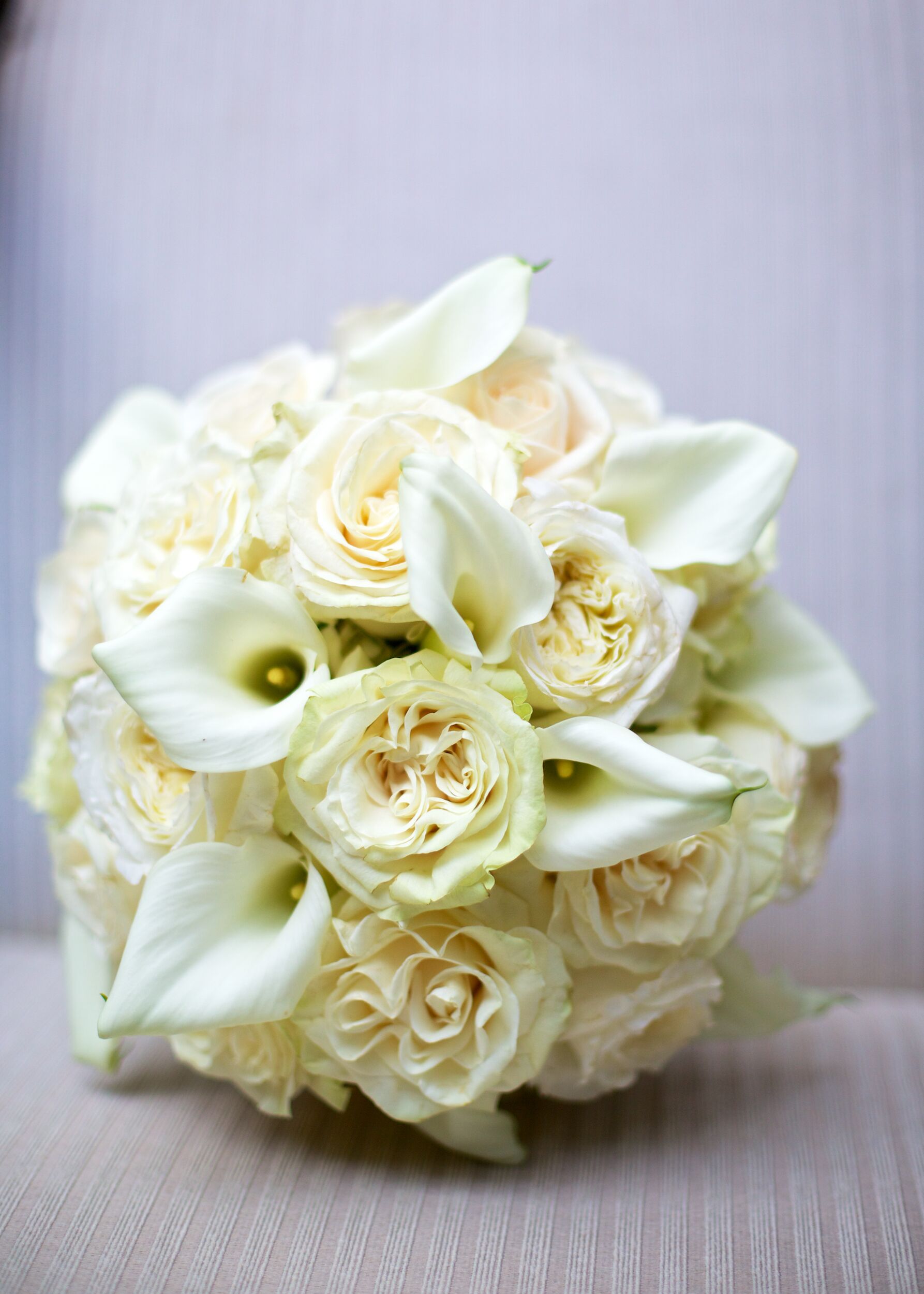 White Rose And Calla Lily Bouquet