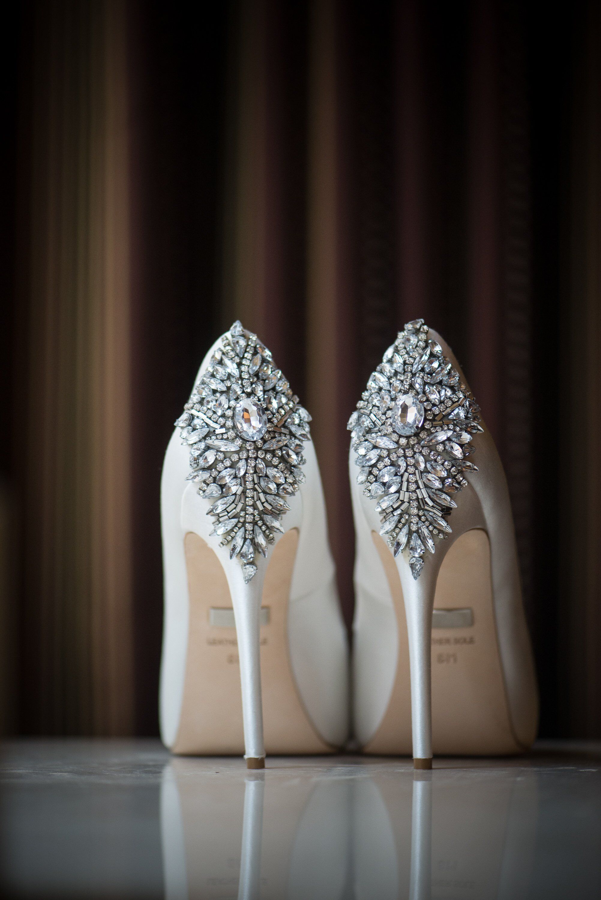 Glamorous Crystal Bridal Heels