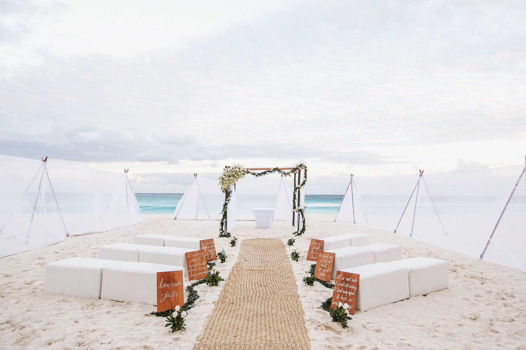 beach wedding ceremony and reception packages