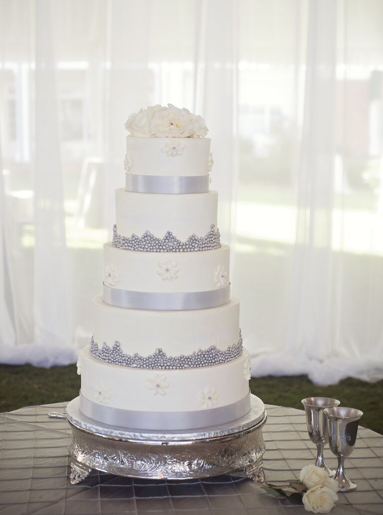 Buttercream on wedding cakes