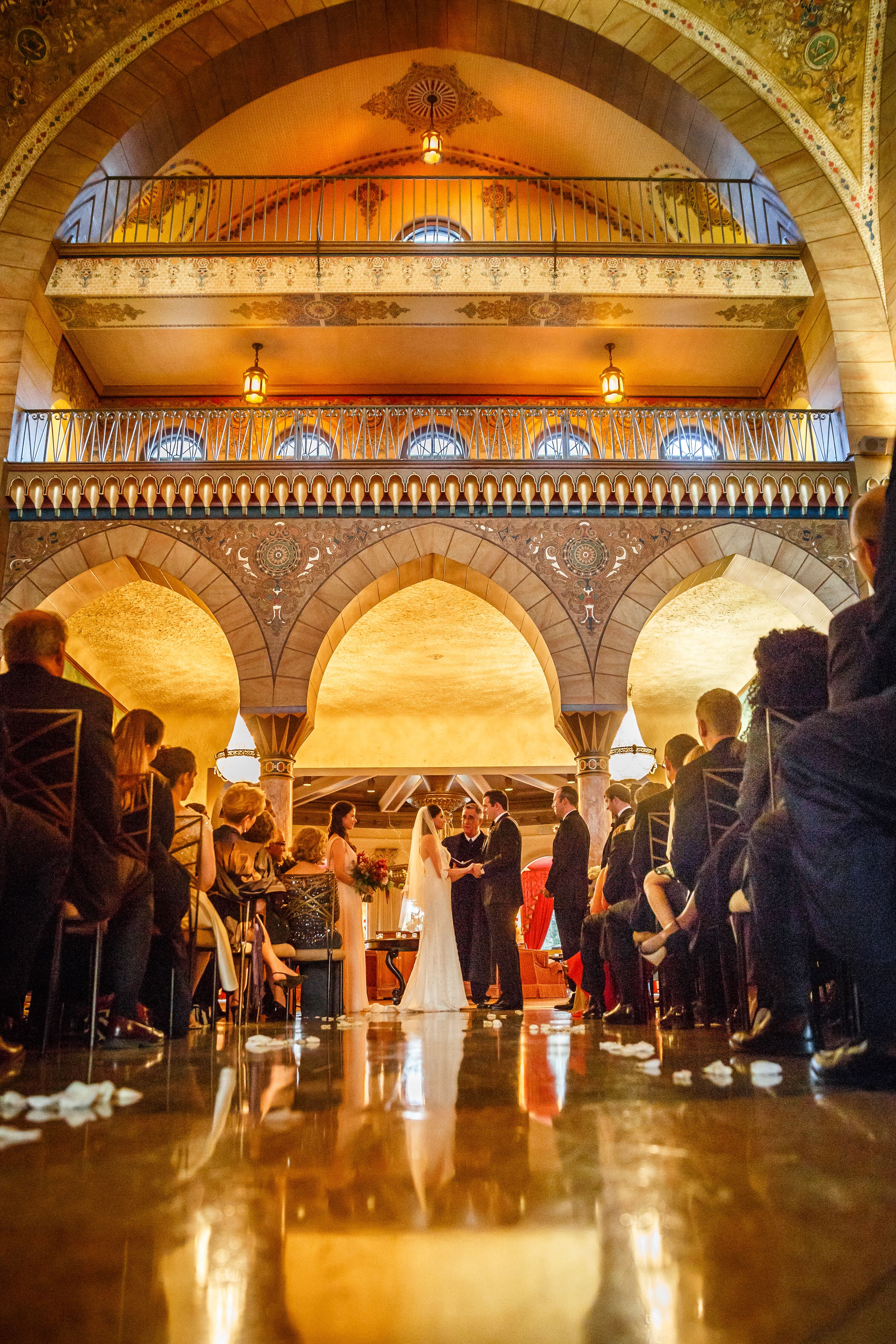 Simple, Elegant Medinah Country Club Ceremony