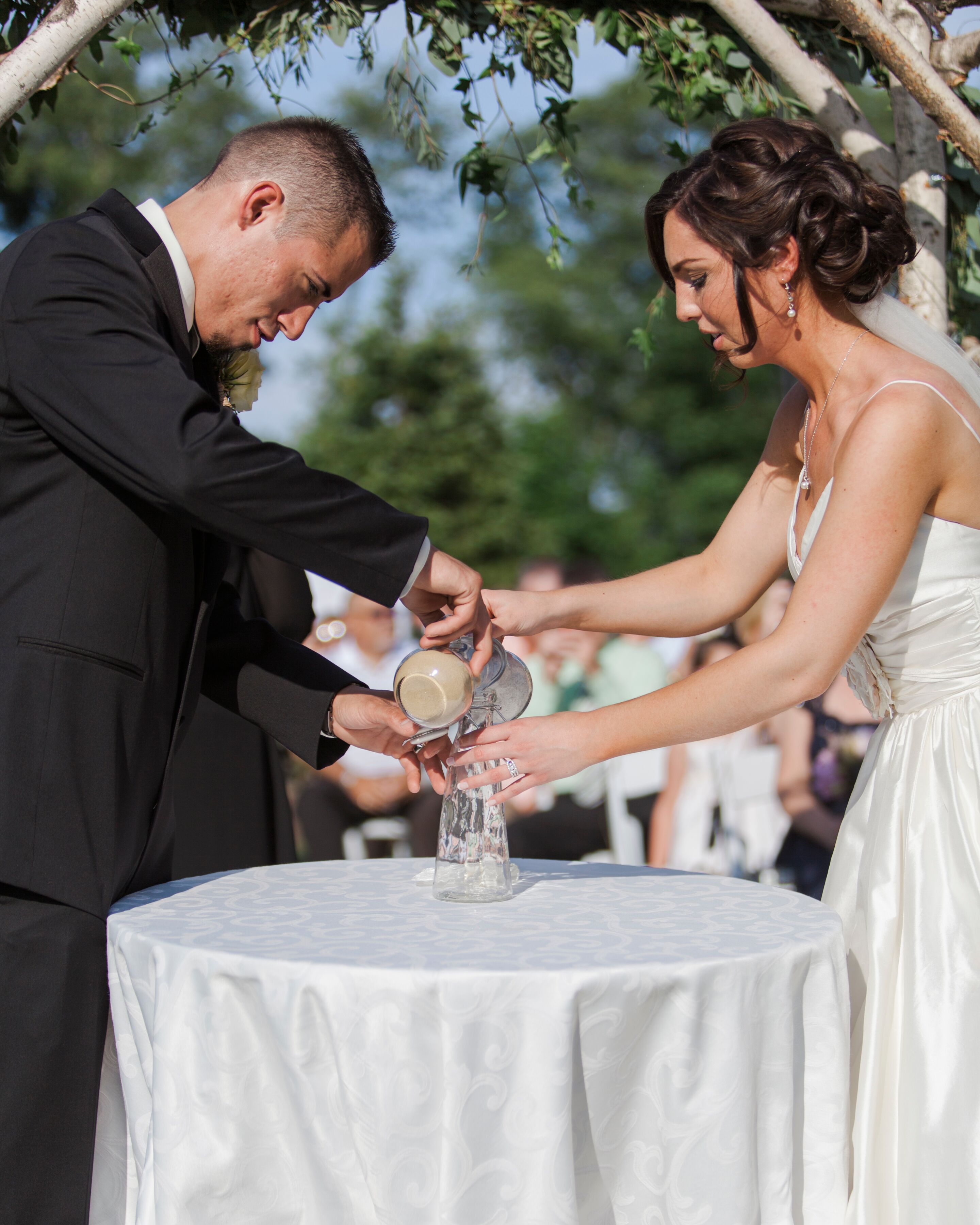 Sand Pouring Ceremony