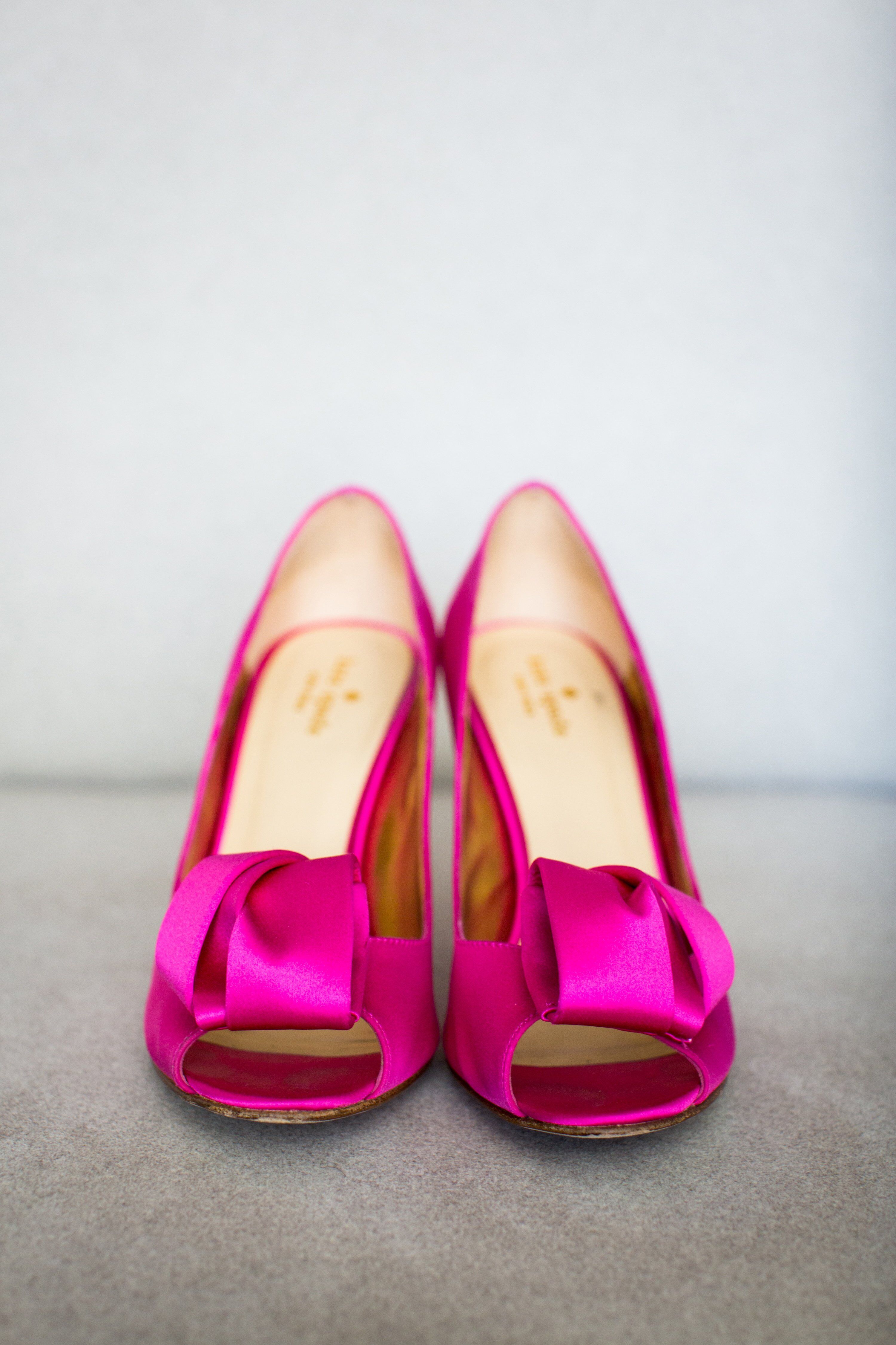 Hot pink bridesmaid on sale shoes