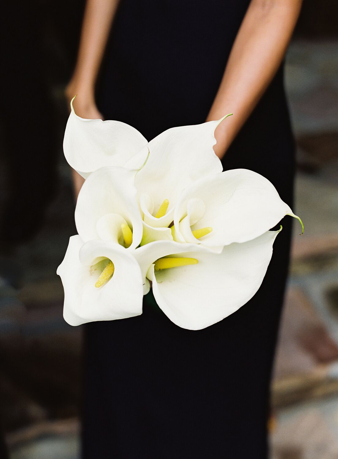 Chic White Calla Lily Bouquet