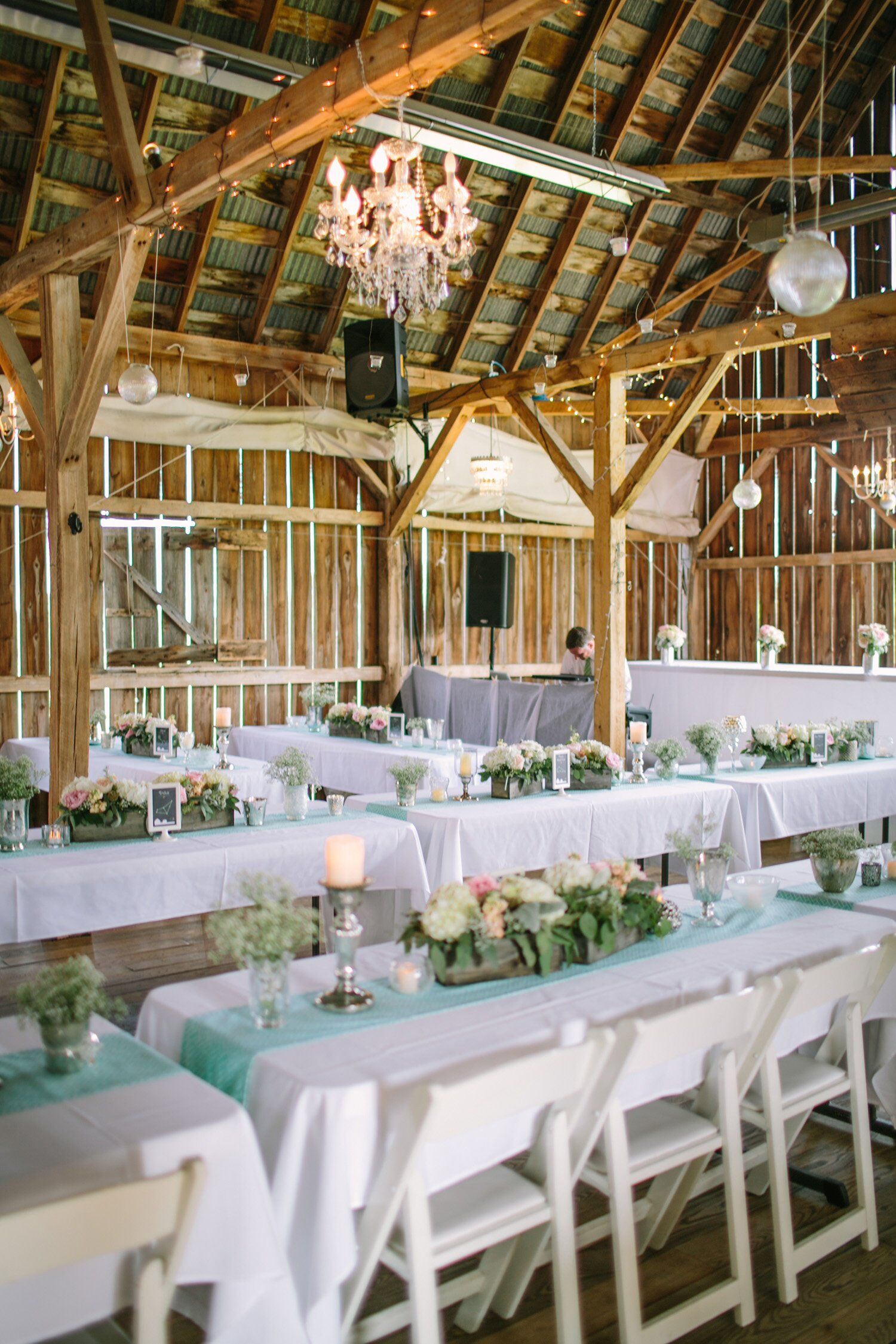 Rustic Barn Reception Decor