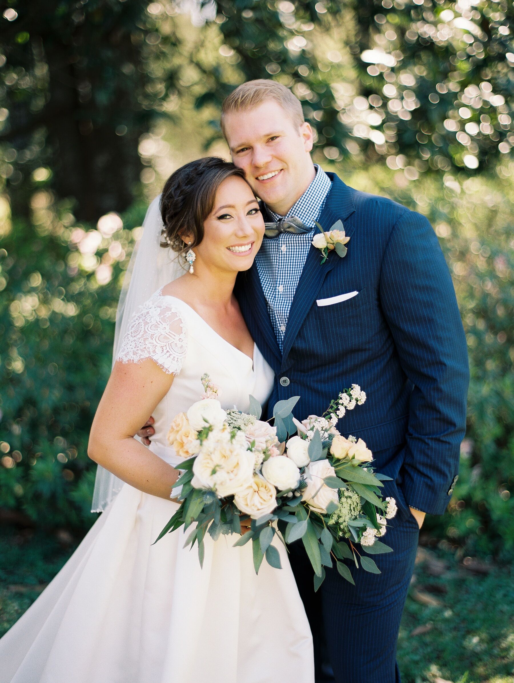 Pinstripe suit wedding top guest