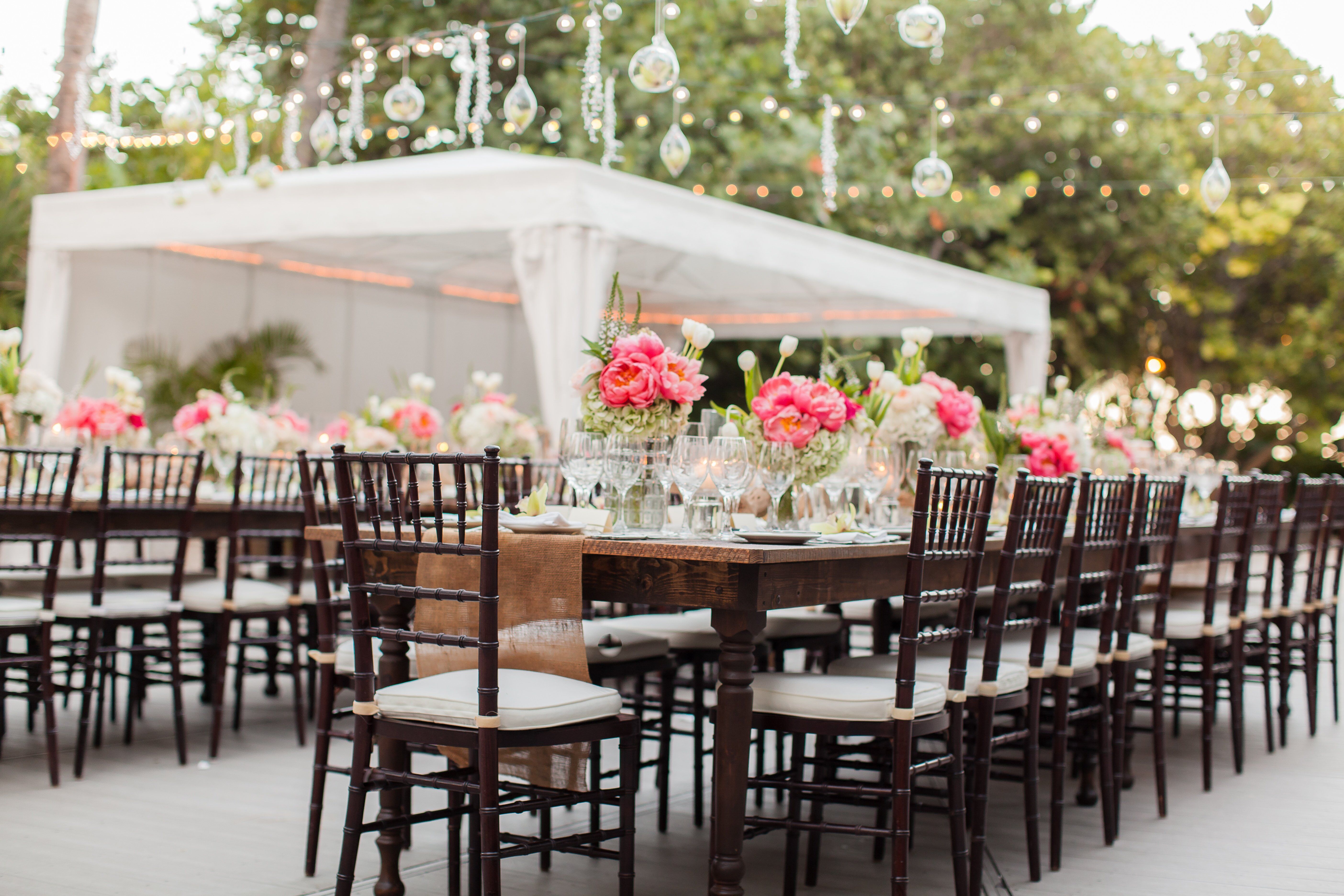 Outdoor Reception Decor