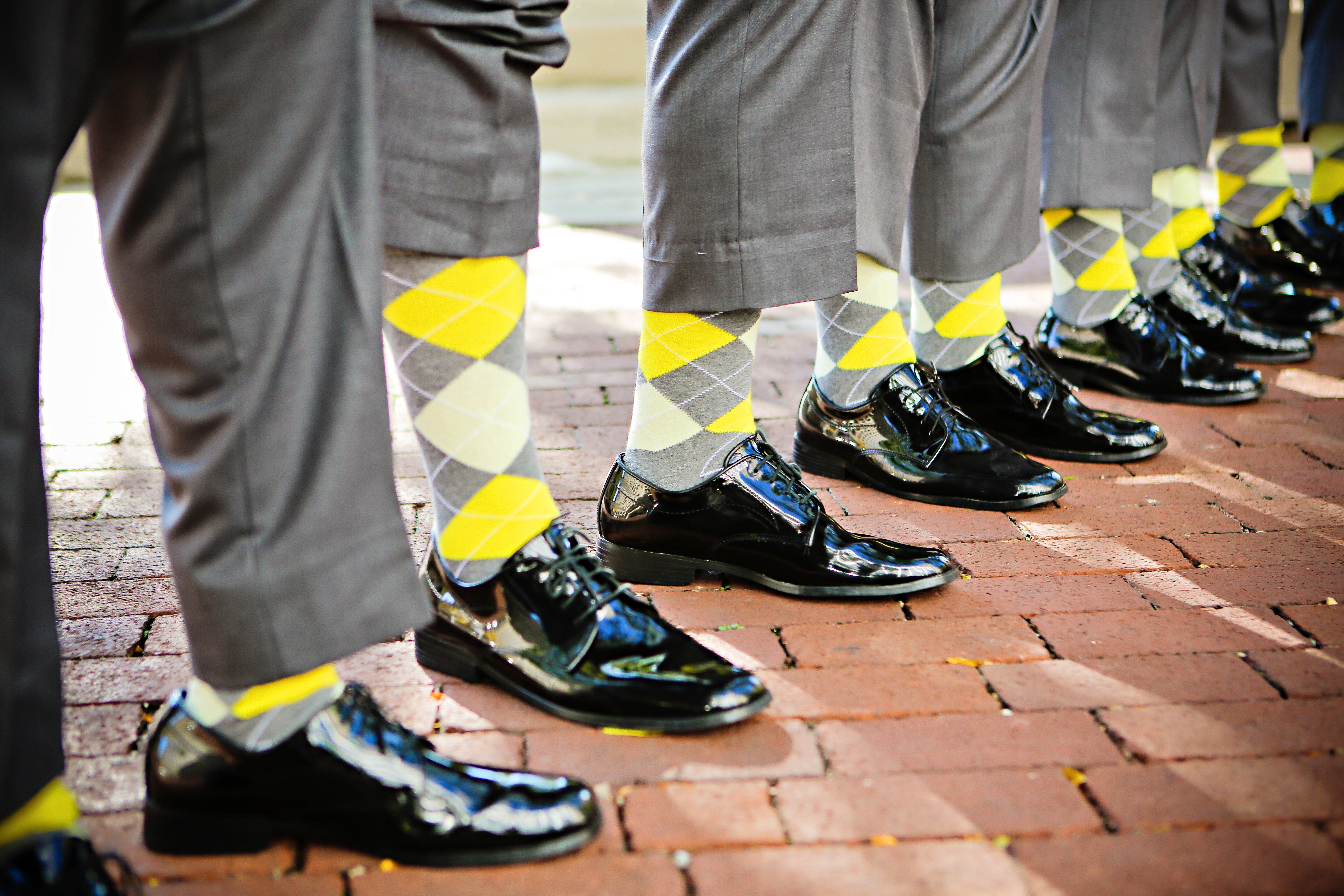Chaussettes Argyle Bleues Junior's – Groomsmen / Ring Bearer – MA029J