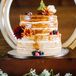 Naked Fall Inspired Wedding Cake