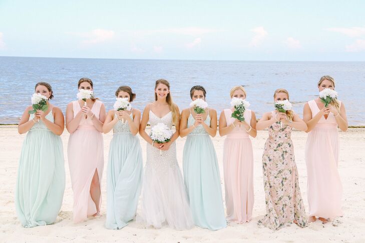 Print Bridesmaid Dresses For Beach Wedding Weddings Dresses