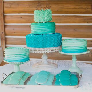 Blue Wedding Cakes