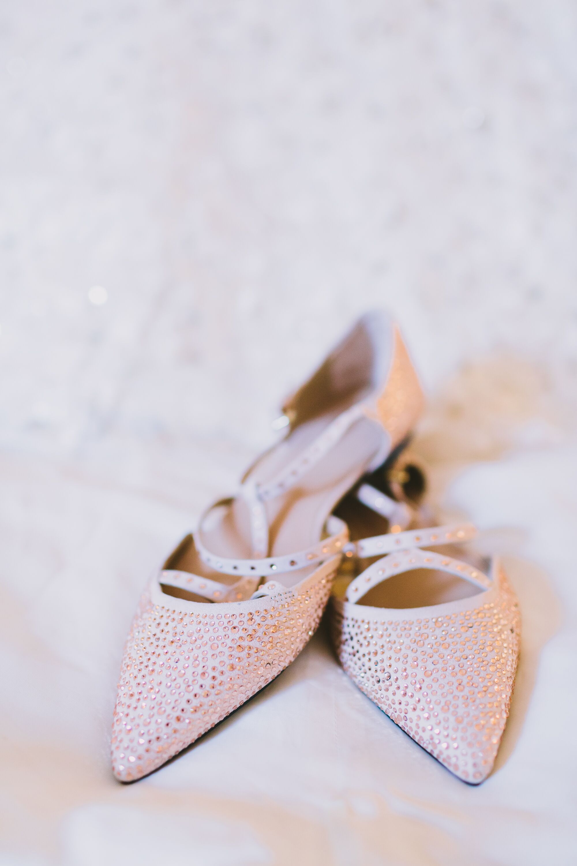 pink sparkle ballet flats