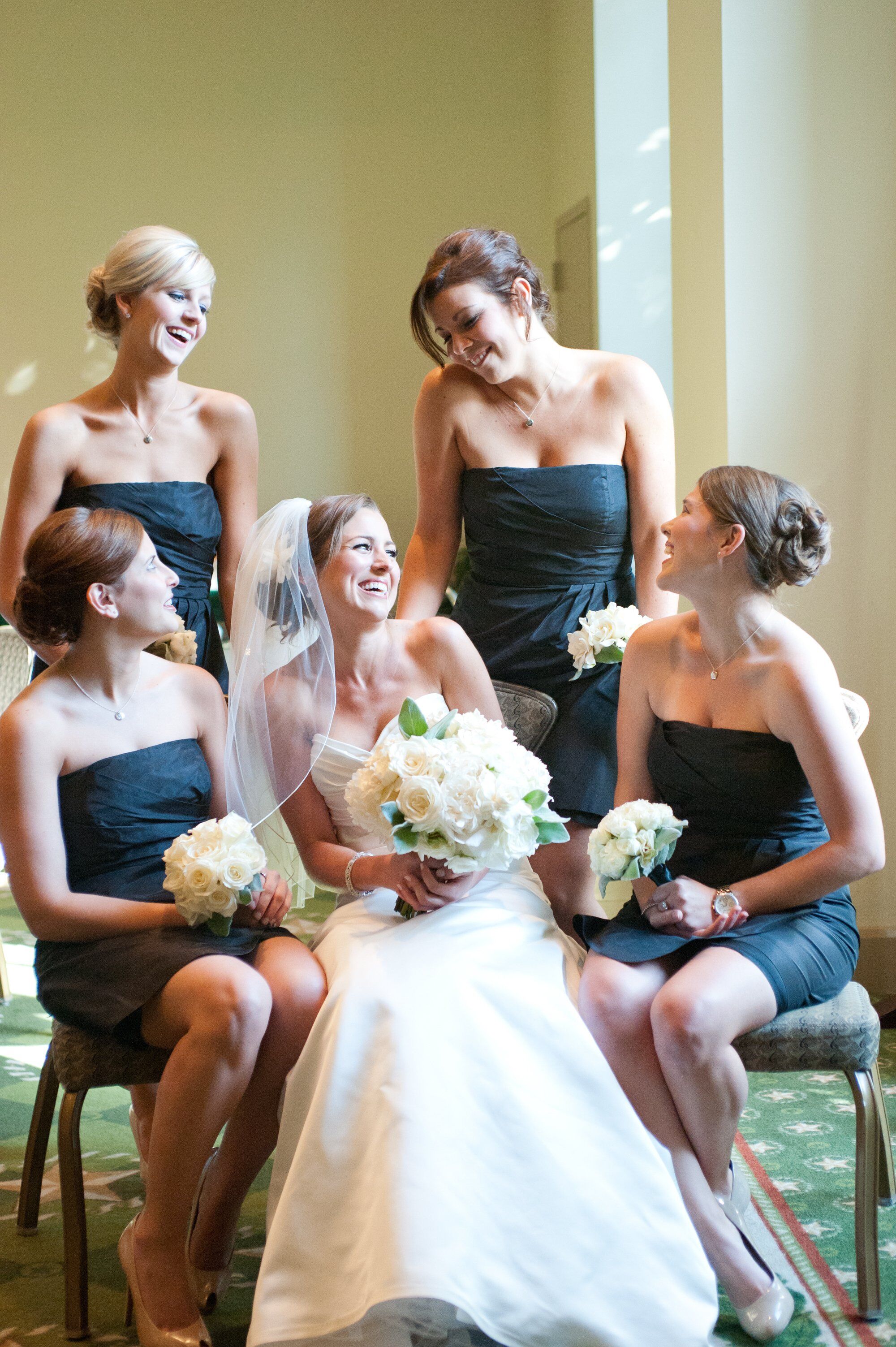 Charcoal Gray Bridesmaid Dresses