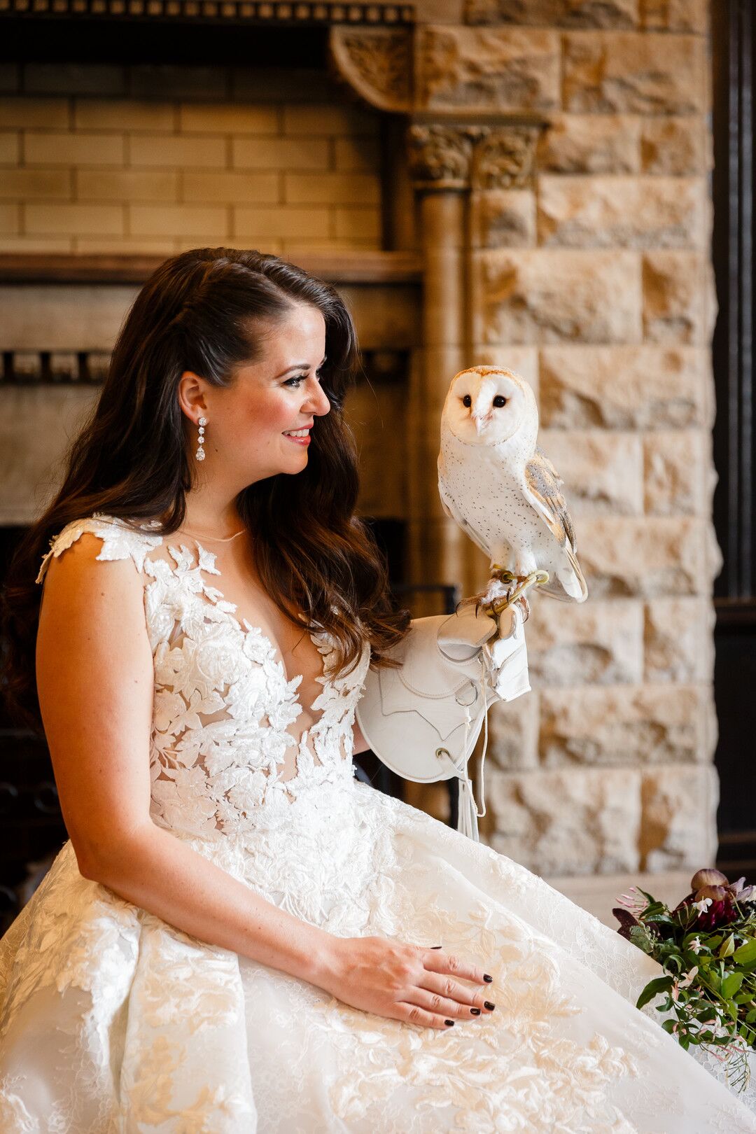 Owl Wedding Dress