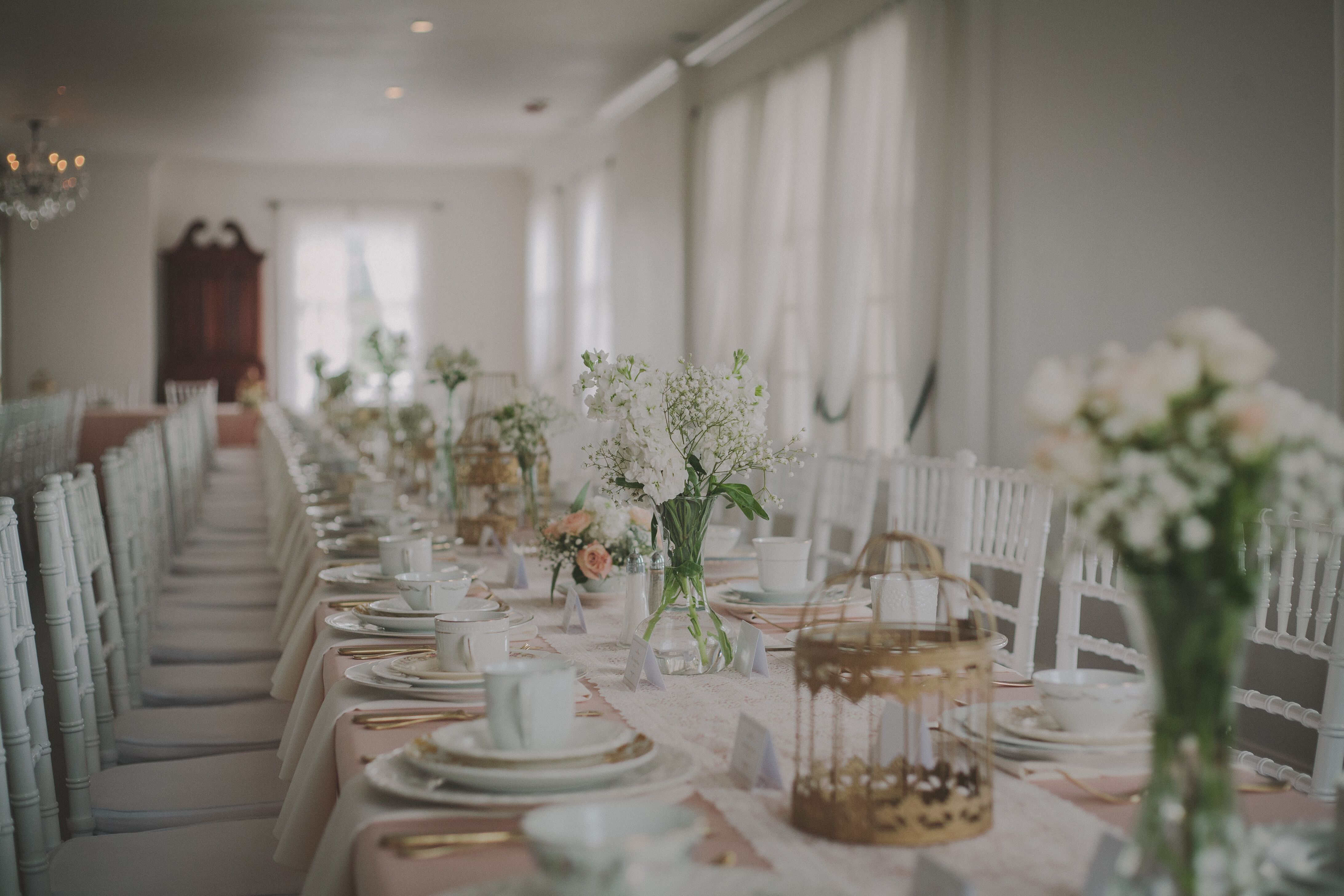 Family-Style Wedding Reception at The Manor House
