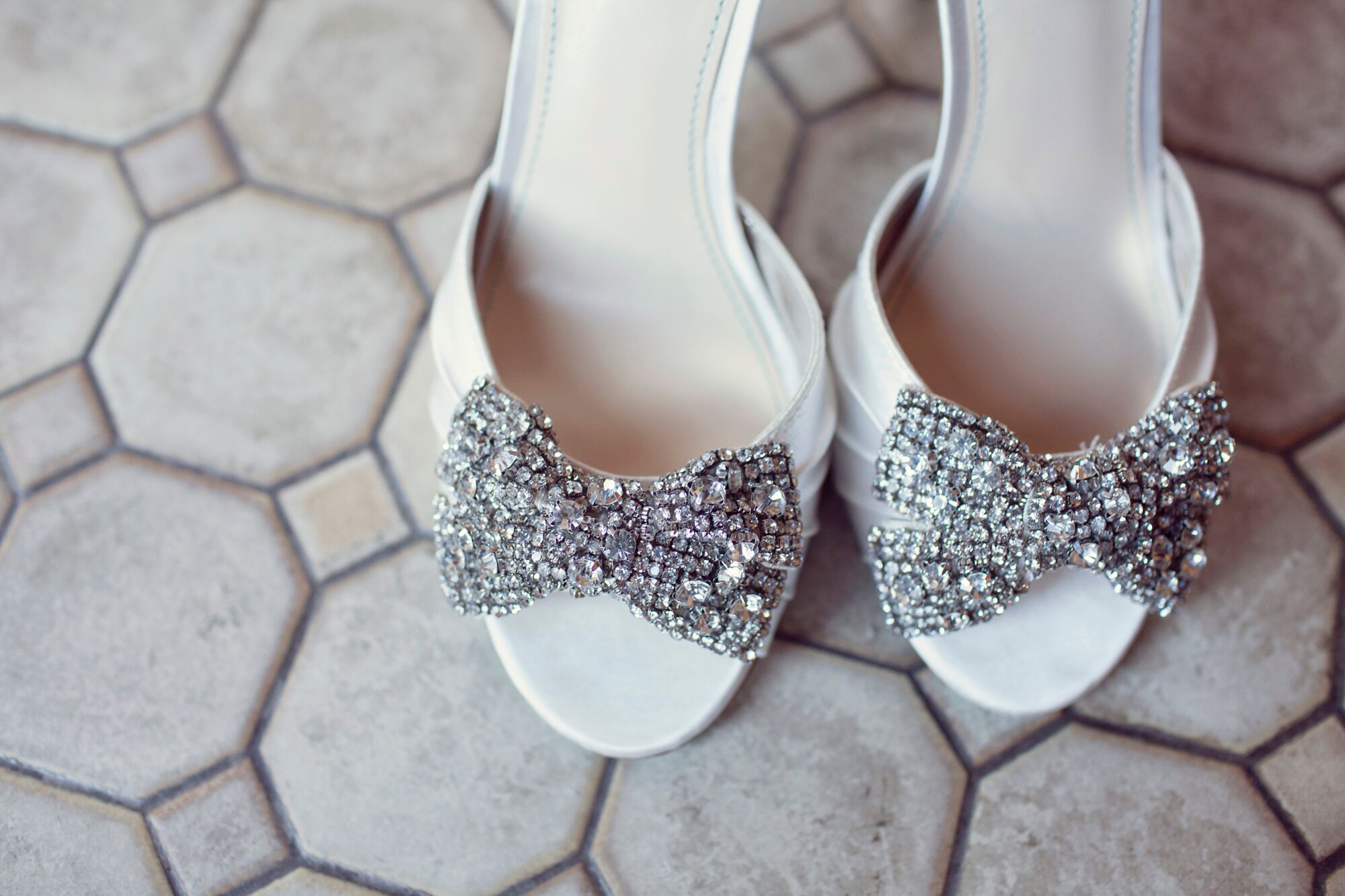 Betsey Johnson Shoes with Silver Bow