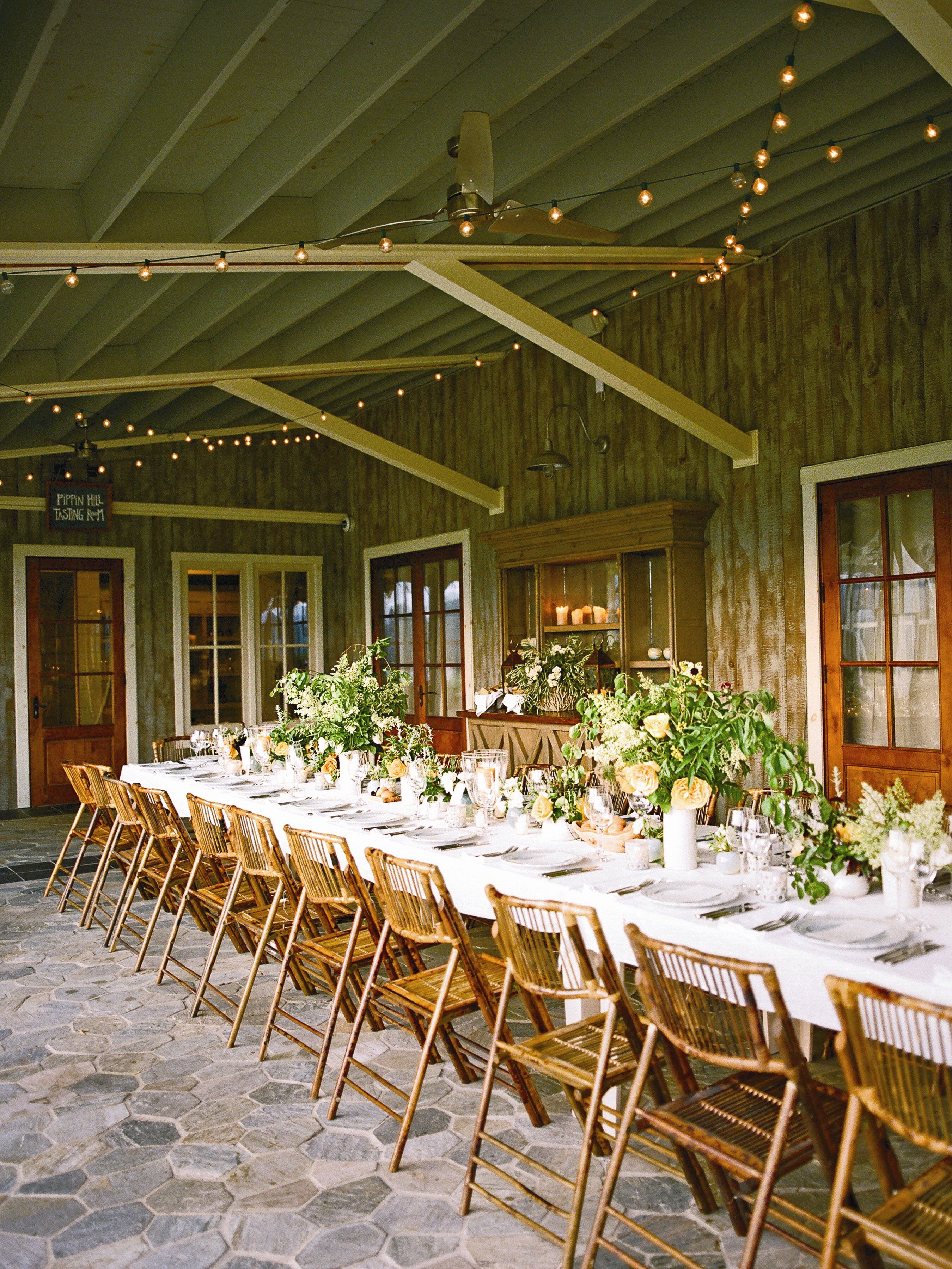 Long Reception Tables