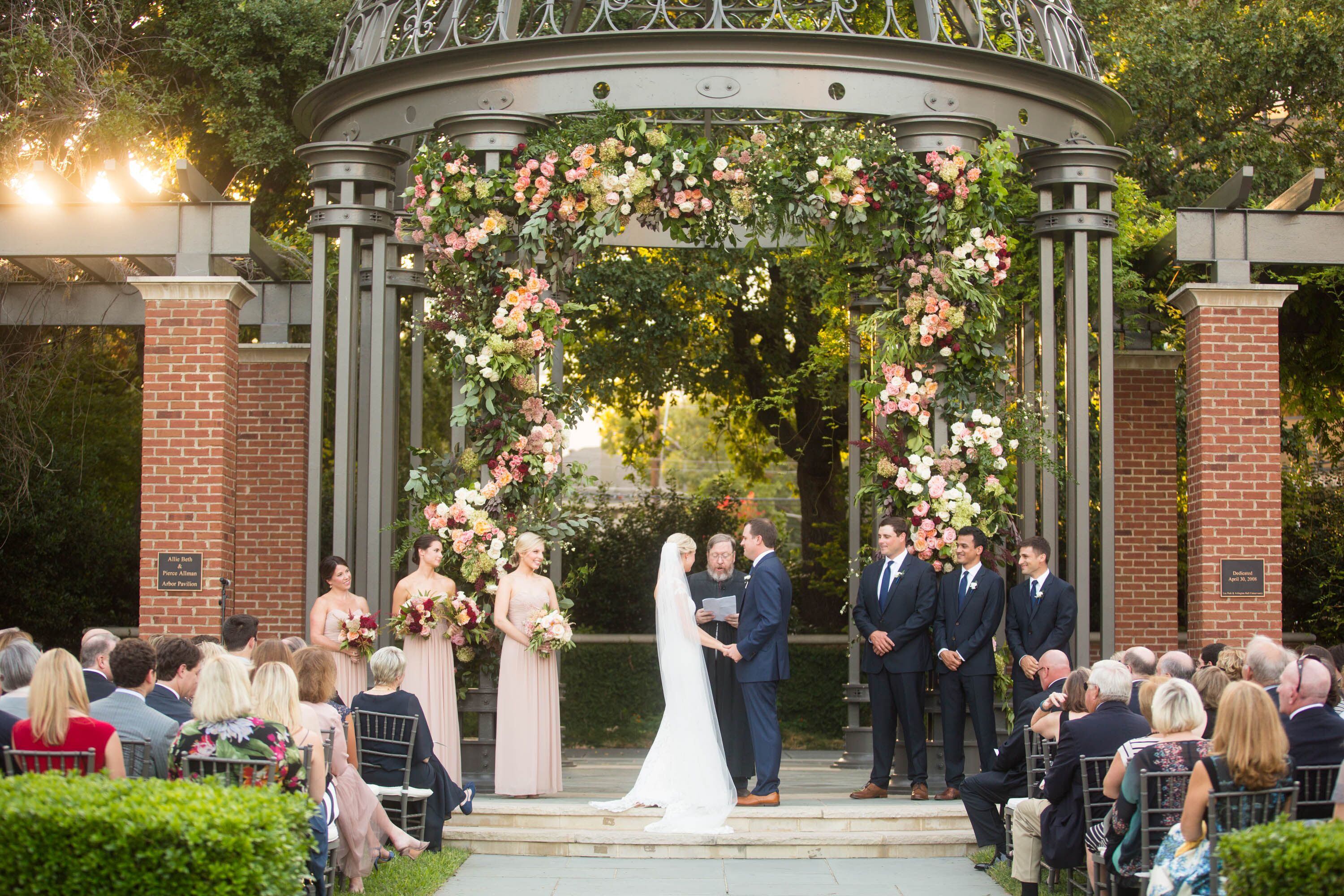 Romantic Formal Garden Ceremony