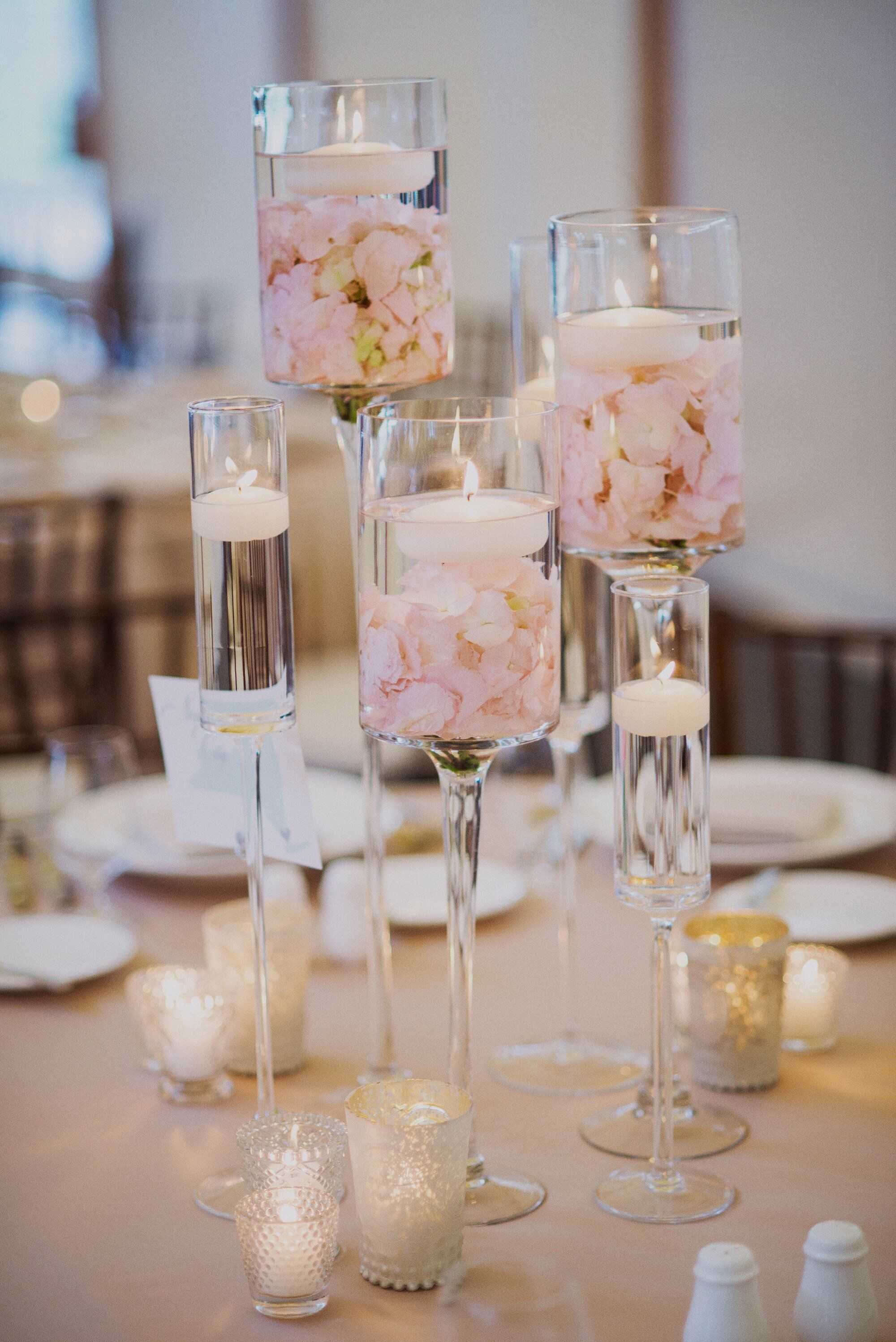 Modern Floating Candle Centerpieces