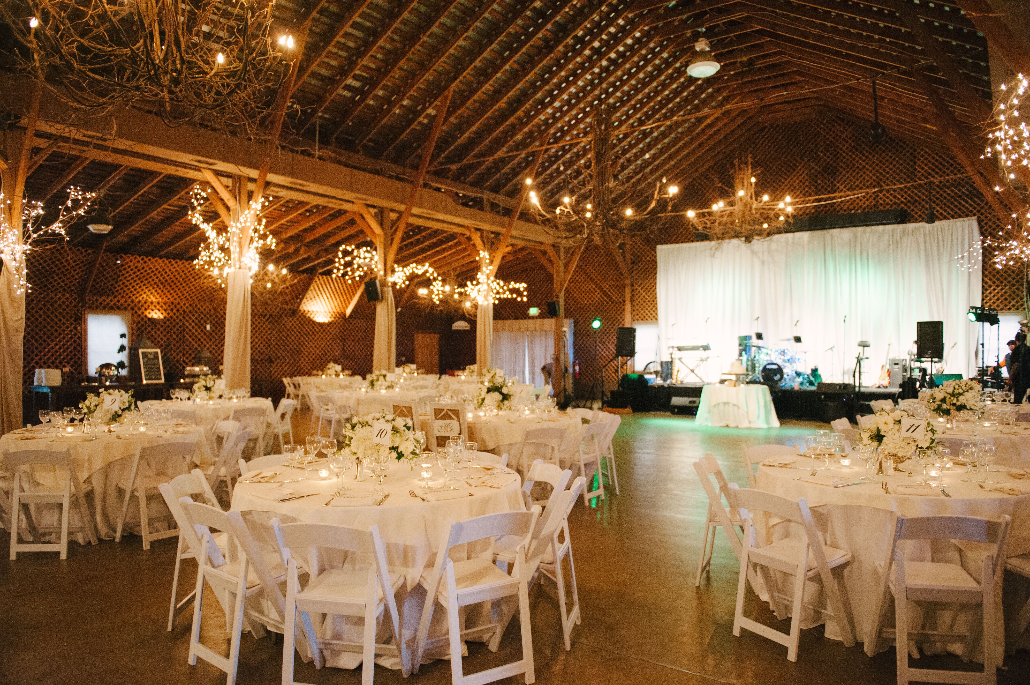 Elegant Wedding Reception At The Barn At Fearrington Village