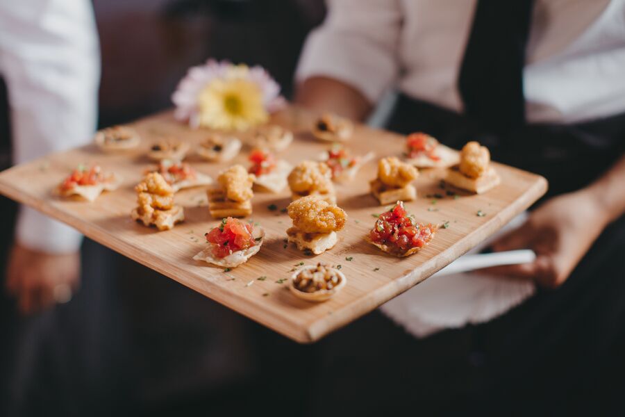 Colorful Passed Appetizers