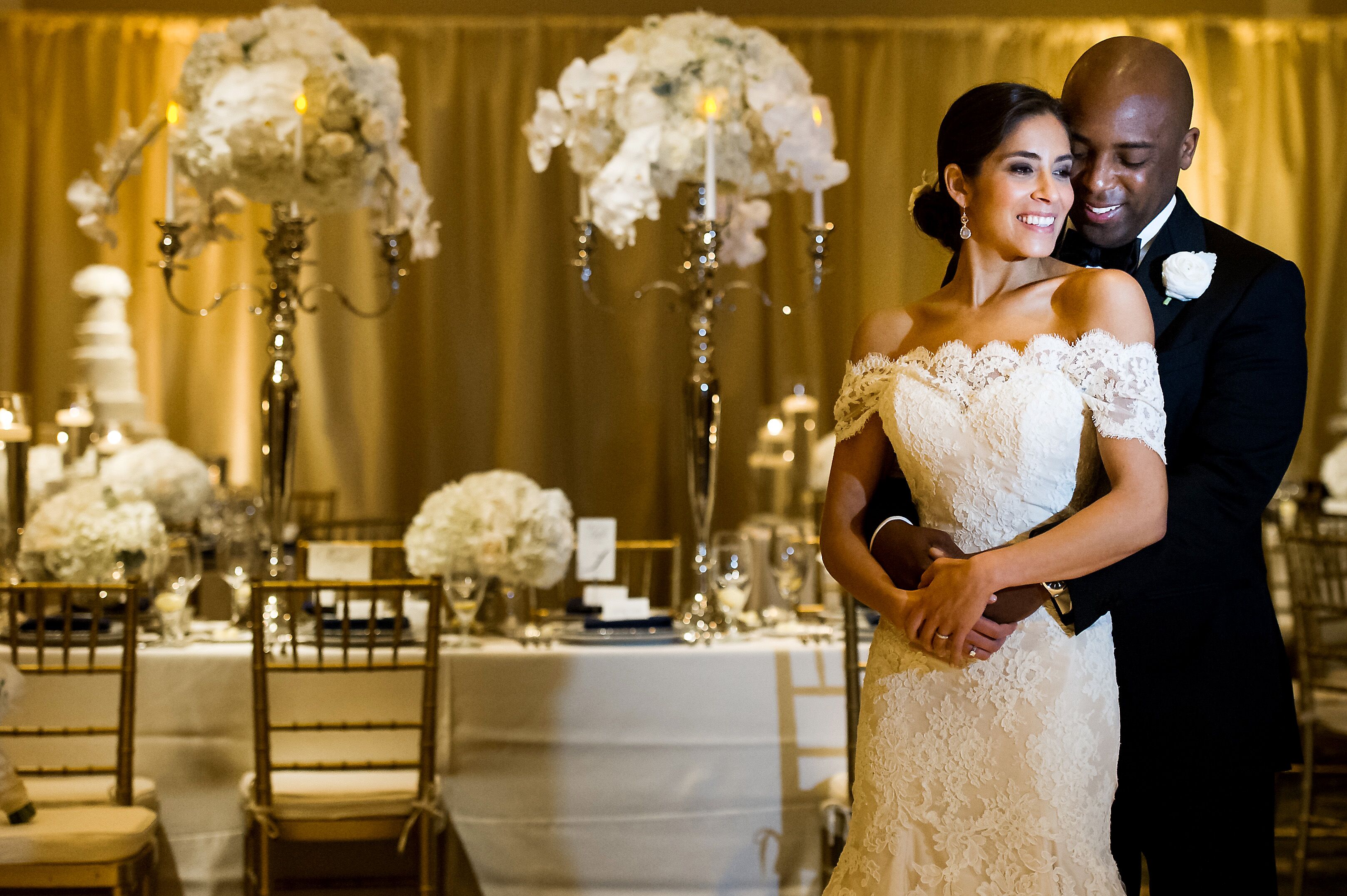 A Formal Ivory and Navy Wedding at Omni Barton Creek