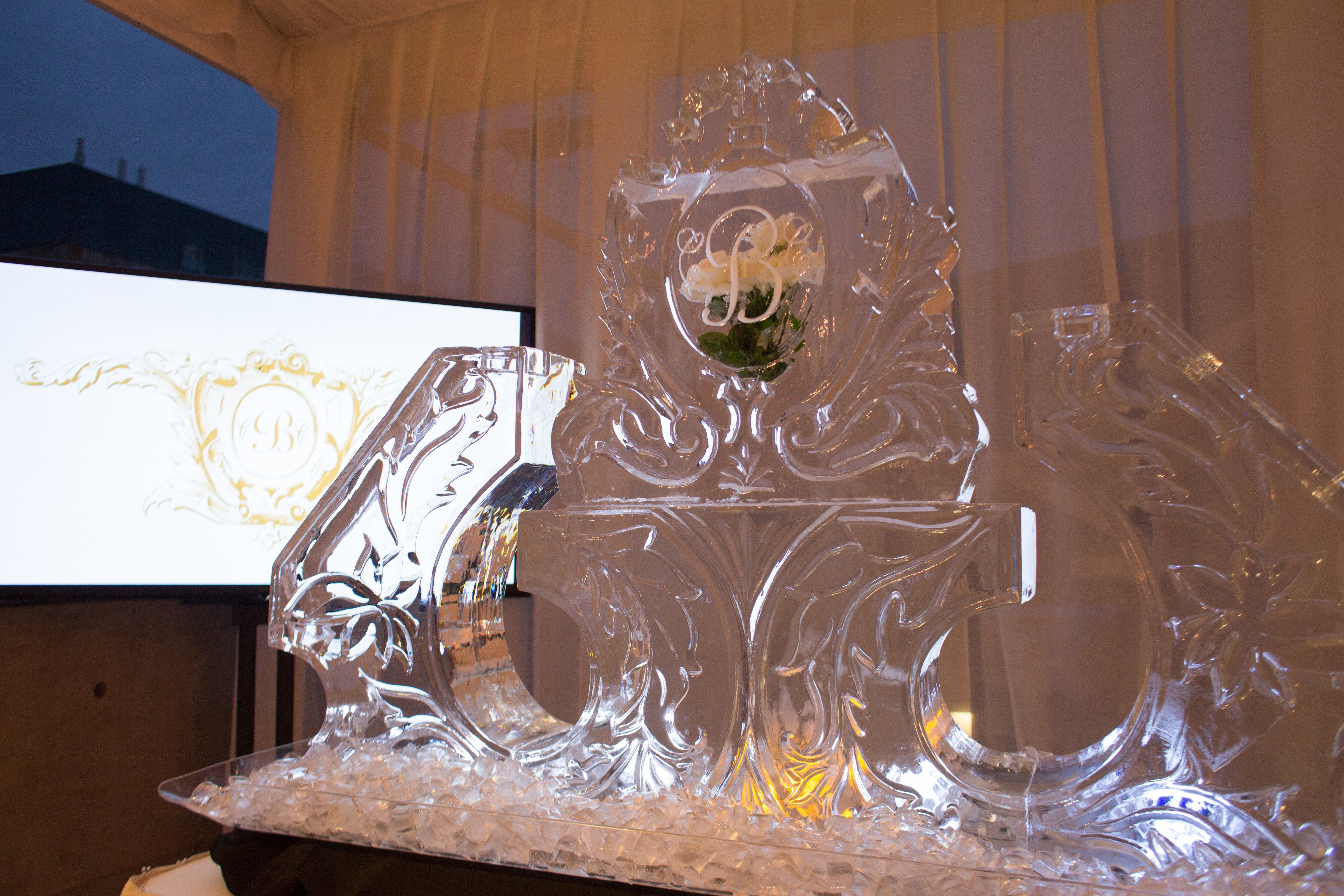 Elegant Ice Sculpture