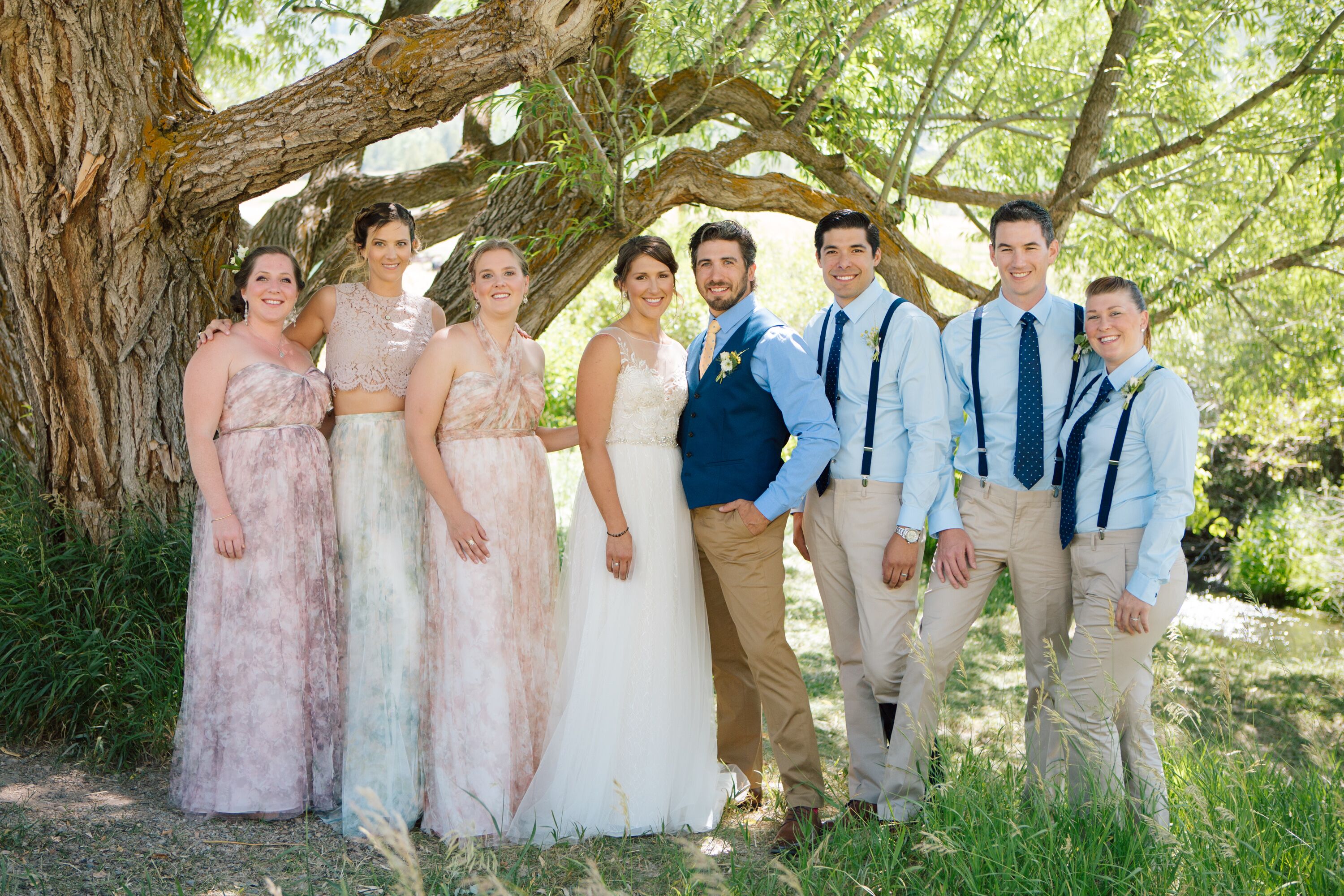 relaxed wedding attire