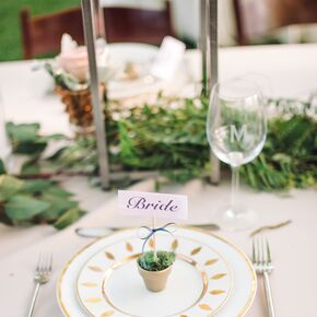 Gold Terrarium Centerpieces