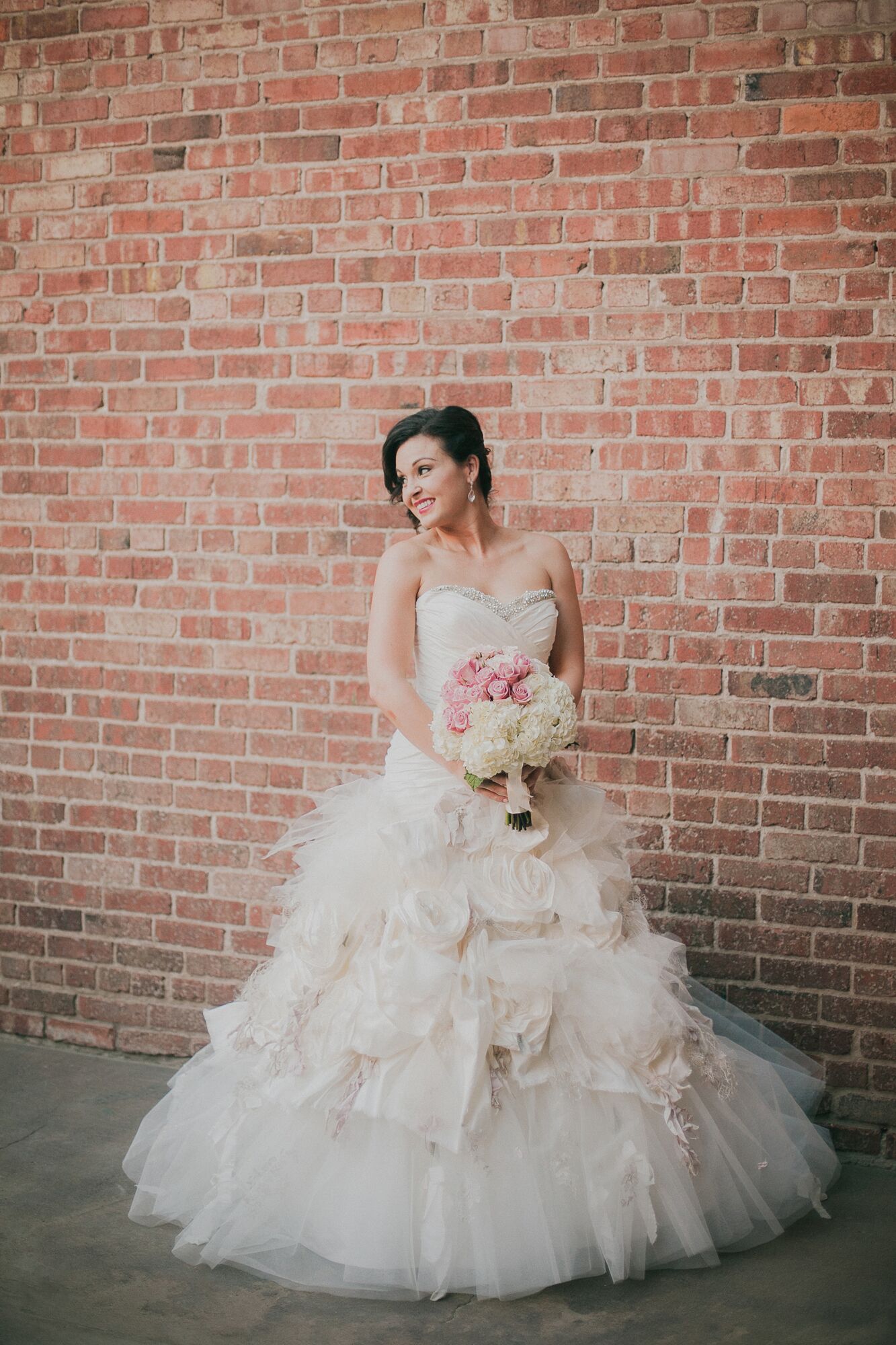 ian stuart floral wedding dress