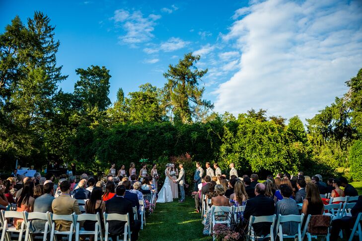 A Chic Garden Wedding  at the Inn at Fernbrook Farms in 