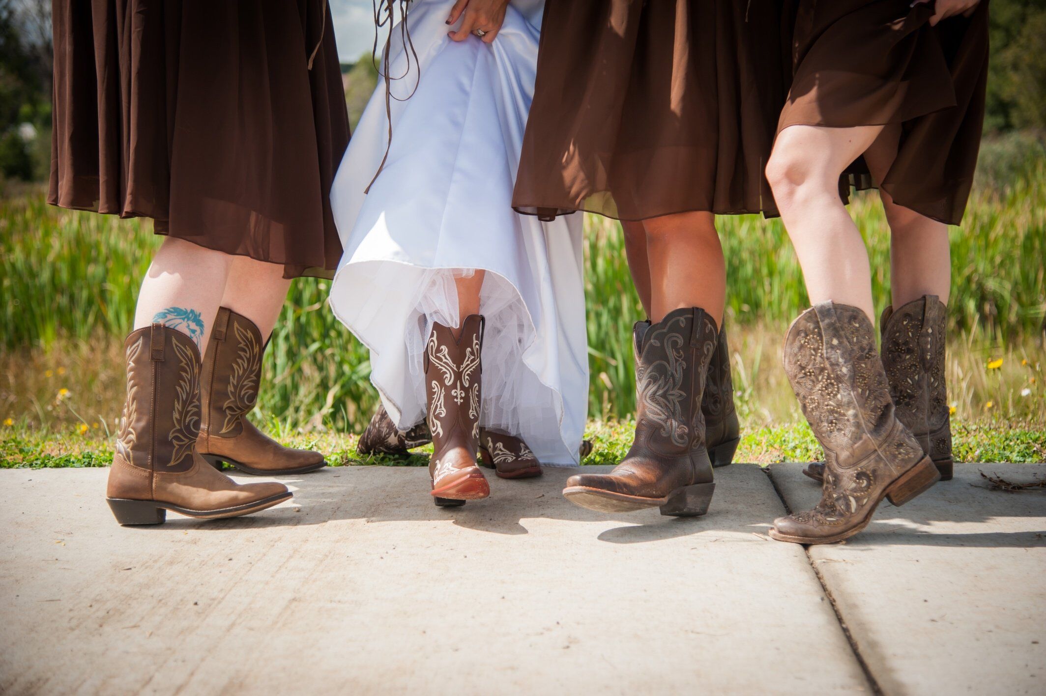 Matching Cowboy Boots