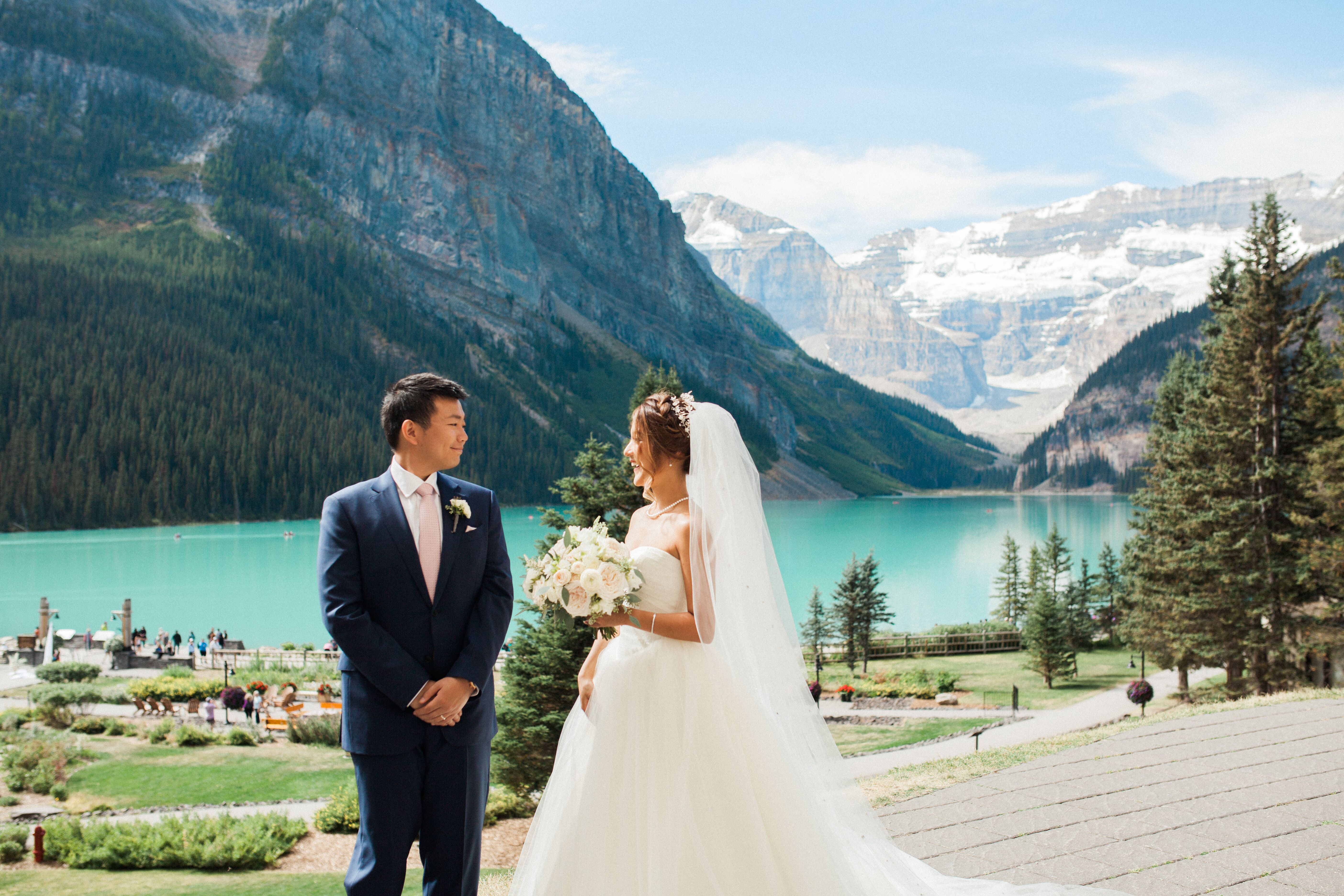 A Romantic, Classic Wedding at the Fairmont Chateau Lake Louise in Lake Louise, Alberta