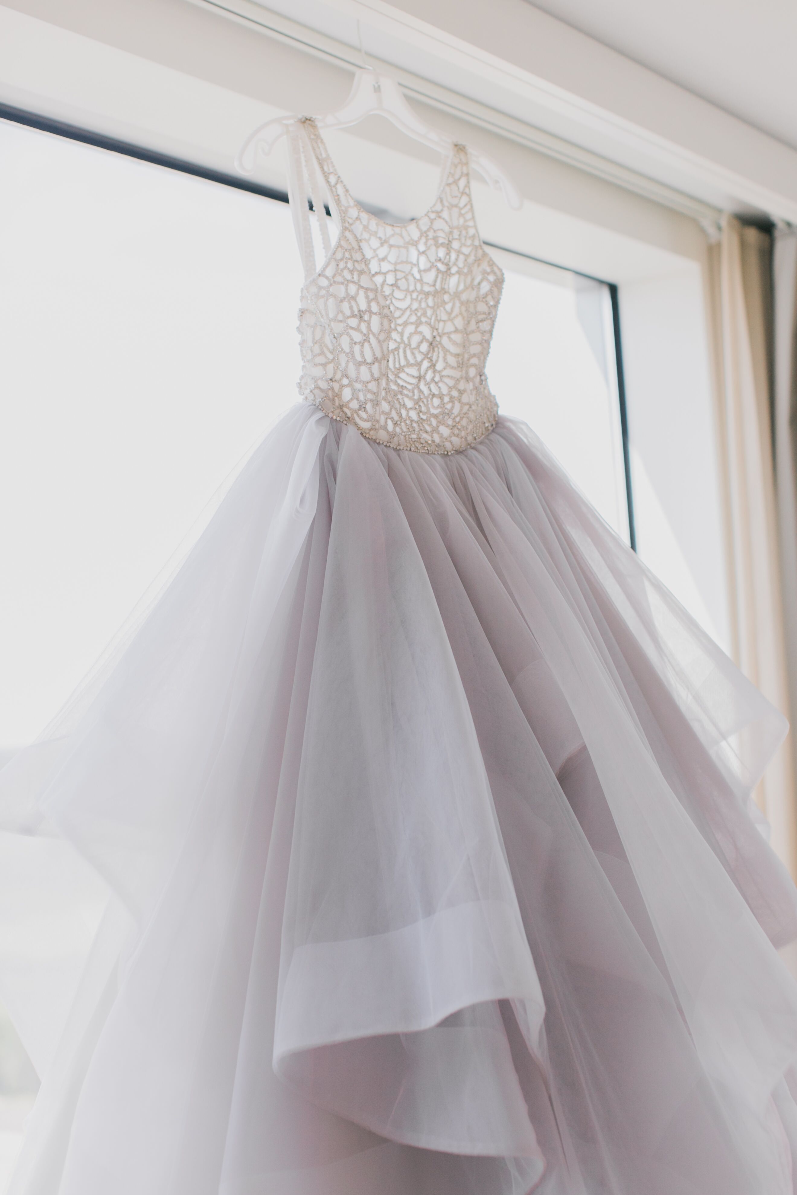 Hayley Paige Wedding Dress With Light Purple Skirt 2104