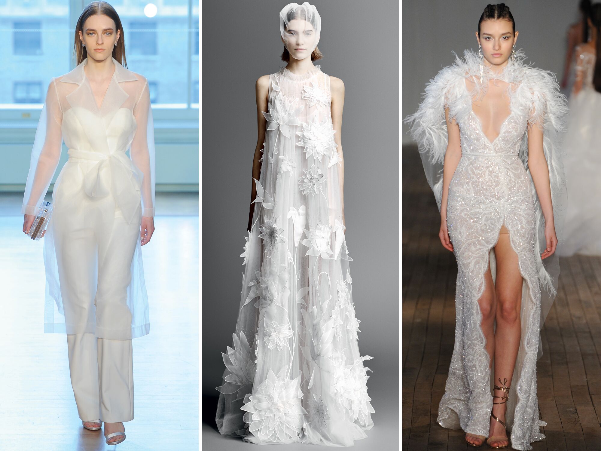 Top Wedding Dress Trends From Spring 2019 Bridal Fashion Week