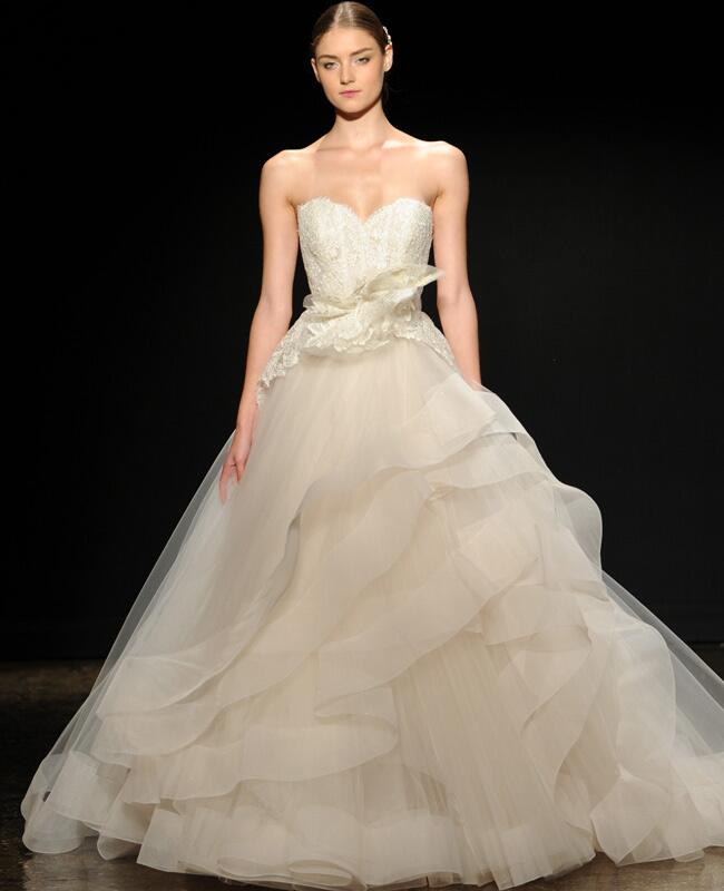 Lazaro Fall 2014 Wedding Dresses