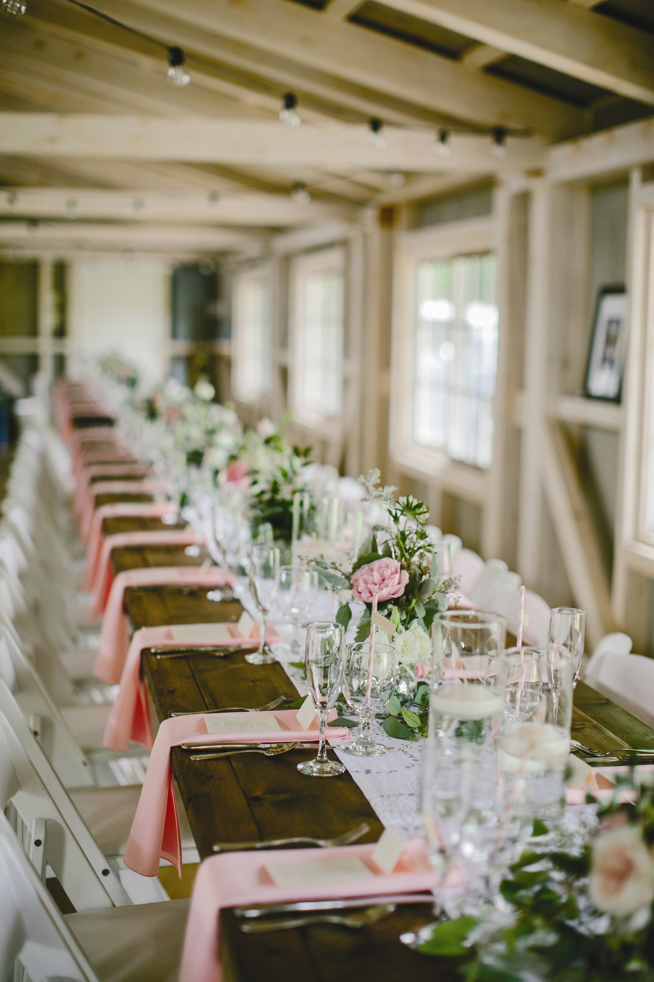 Long Farm Table Decor