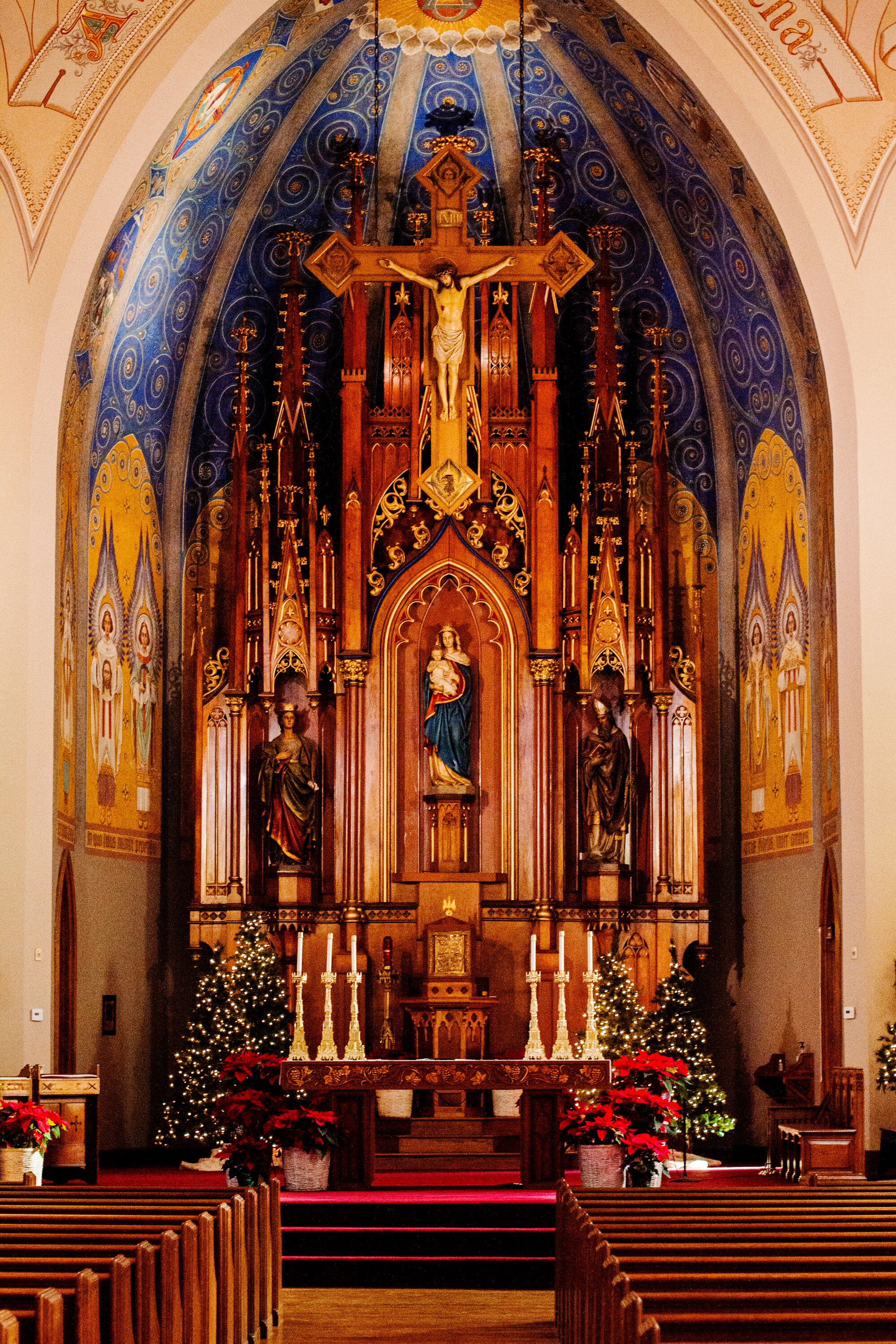 Saint Mary Catholic Church Altar Backdrop