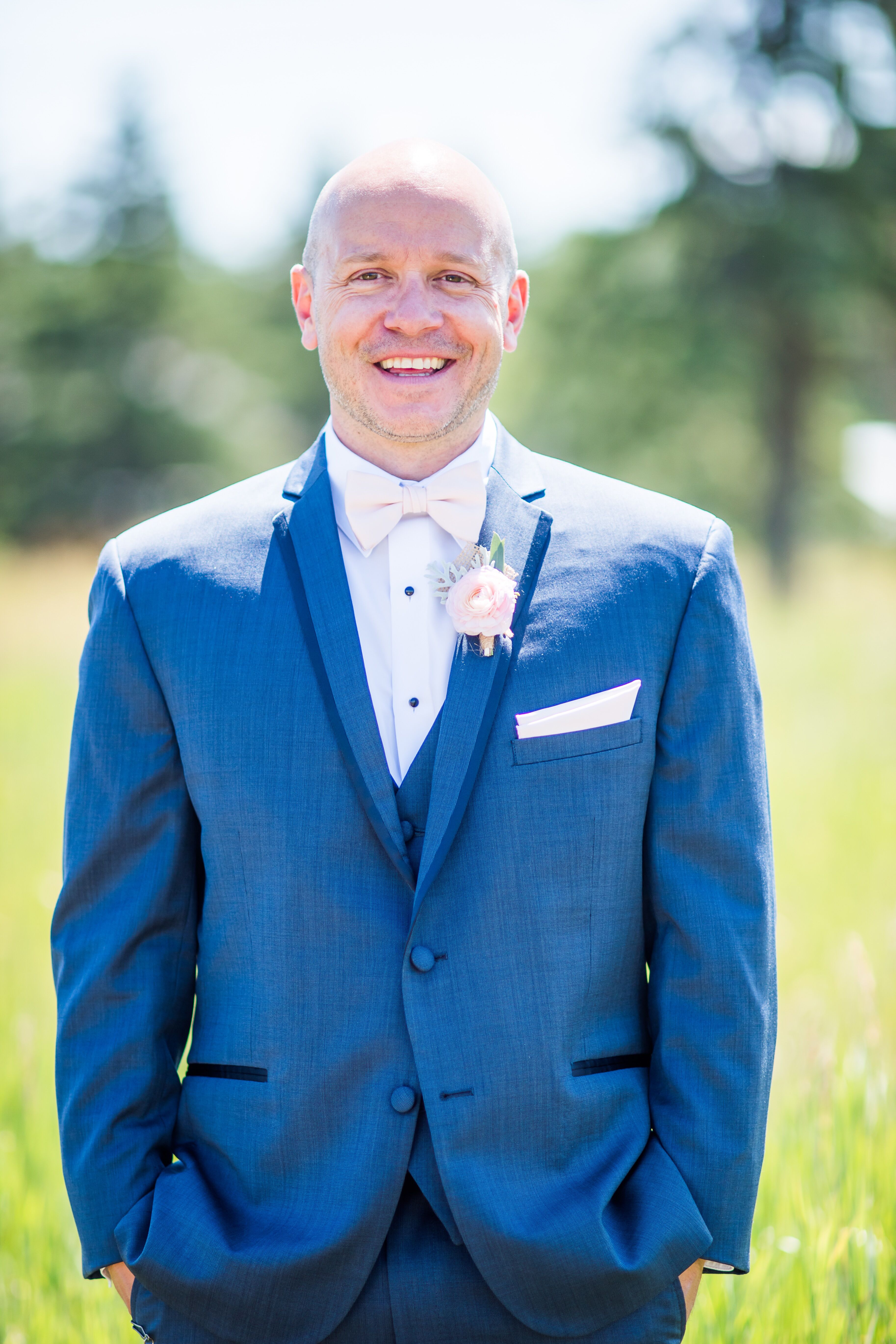 Navy tux pink sales bow tie